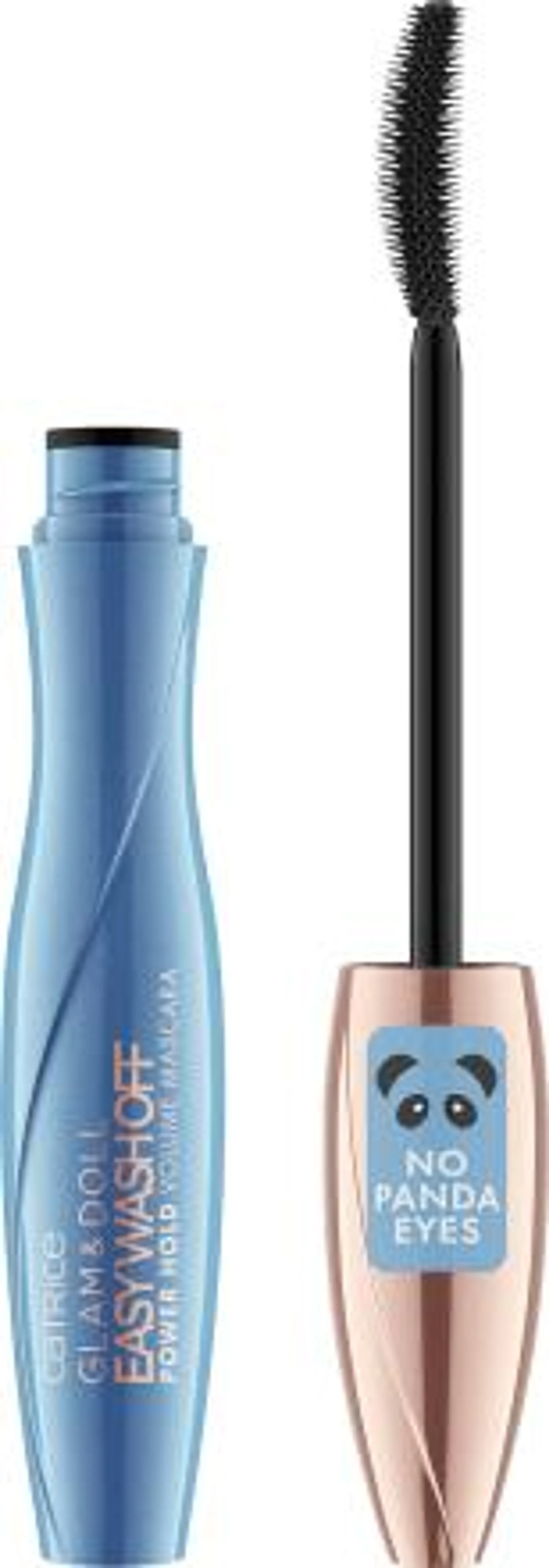 Mascara Glam & Doll Easy Wash Off Power Hold Volume 010 Ultra Black, 9 ml