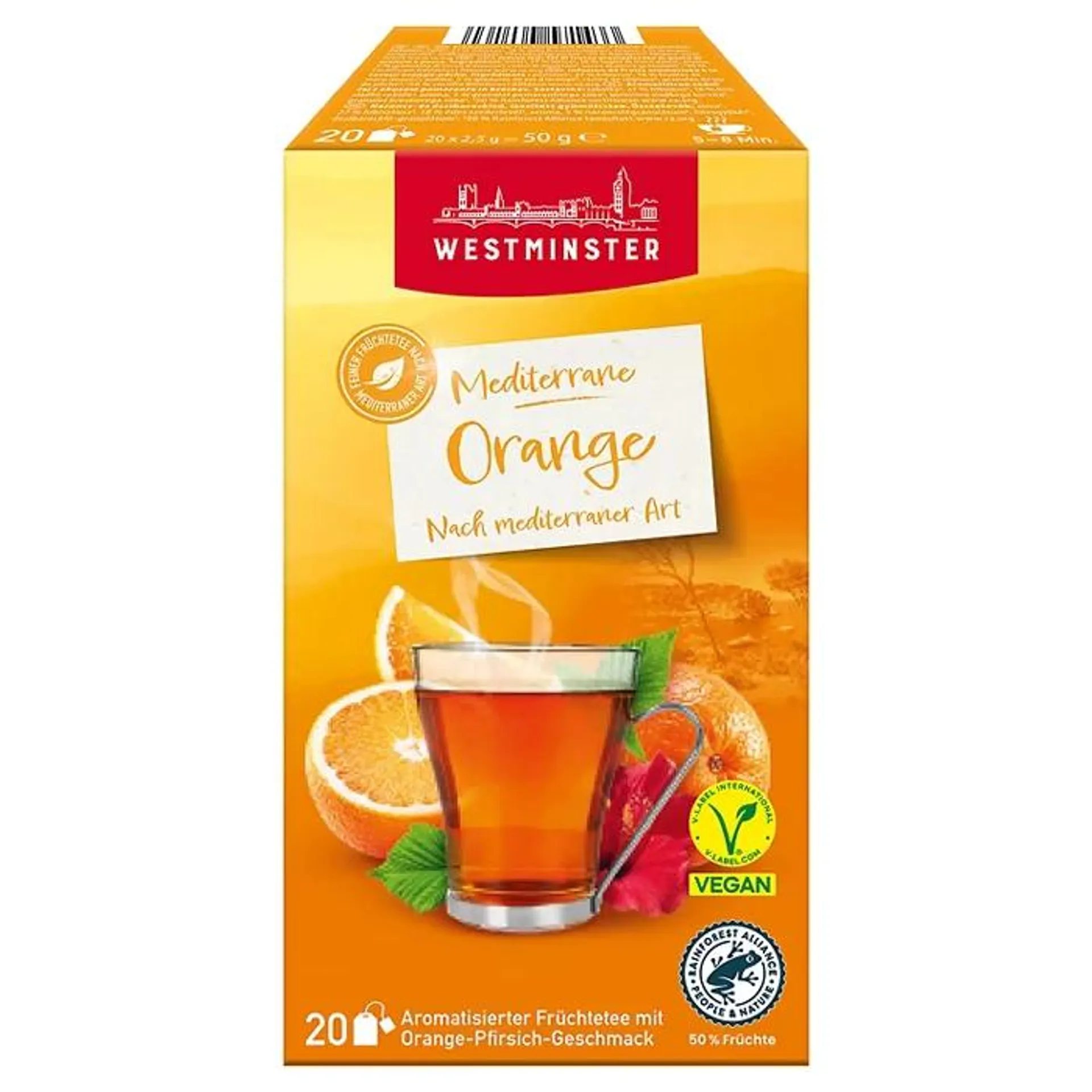 WESTMINSTER Ländertee 50 g, Orange