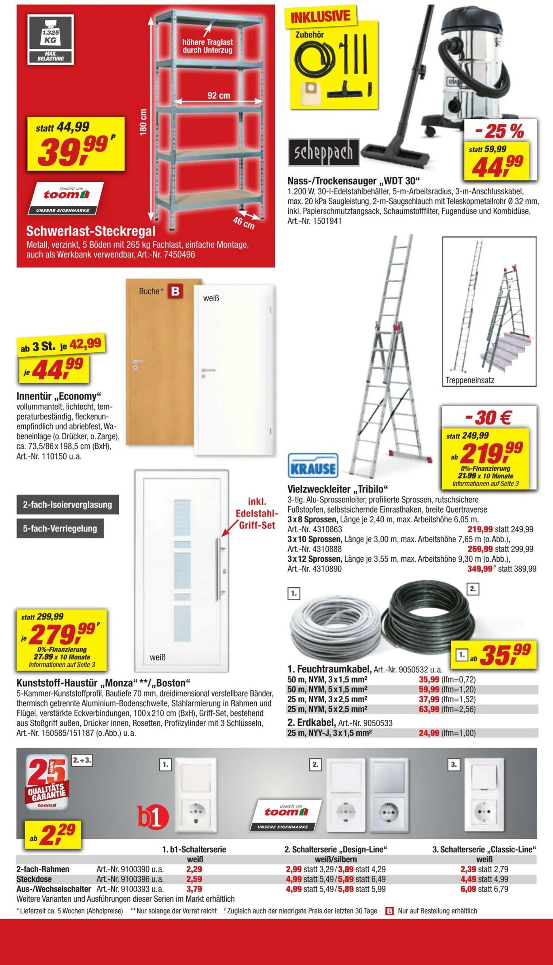 toom Baumarkt Aktueller Prospekt von 7. Februar bis 21. Februar 2025 - Prospekt seite 6