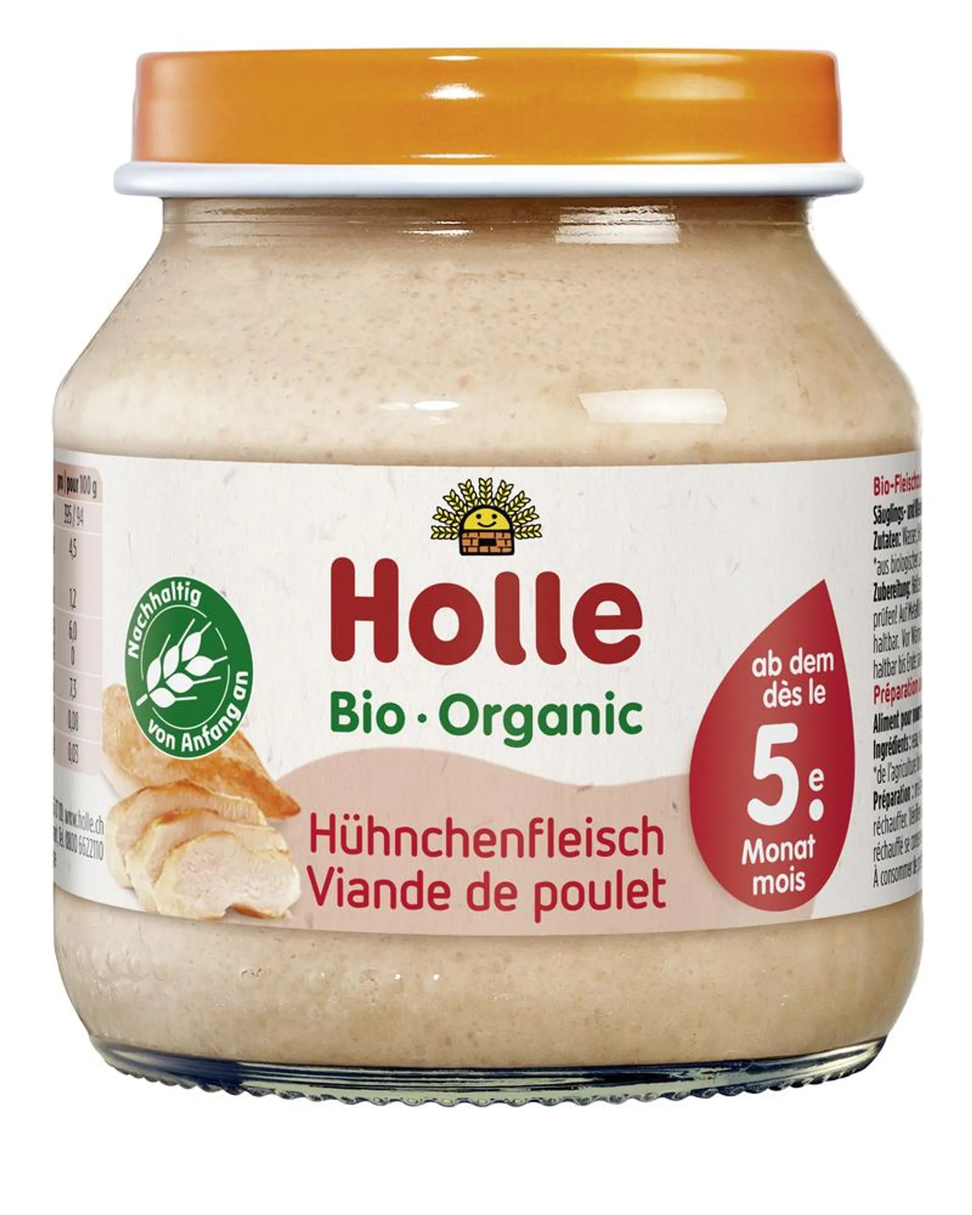 Holle Hühnchenfleisch 125g