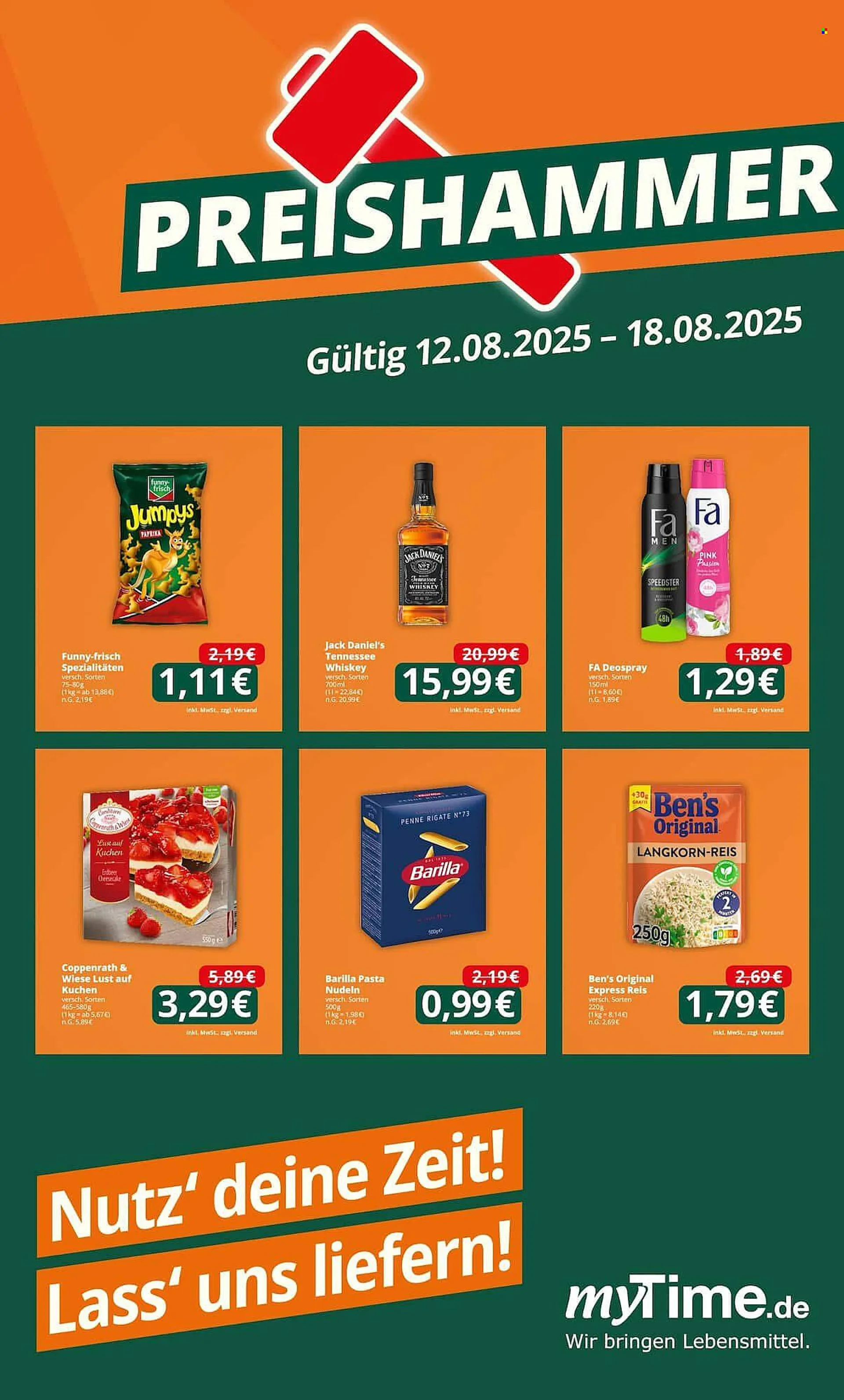 Famila Nord Ost Prospekt von 12. August bis 18. August 2025 - Prospekt seite 1