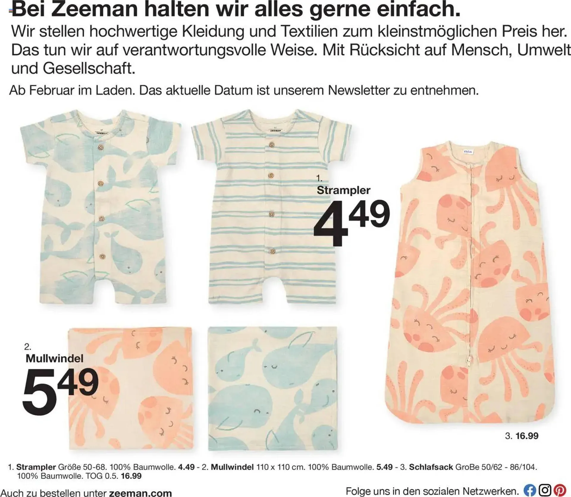 Zeeman Prospekt von 3. Februar bis 30. April 2025 - Prospekt seite 12