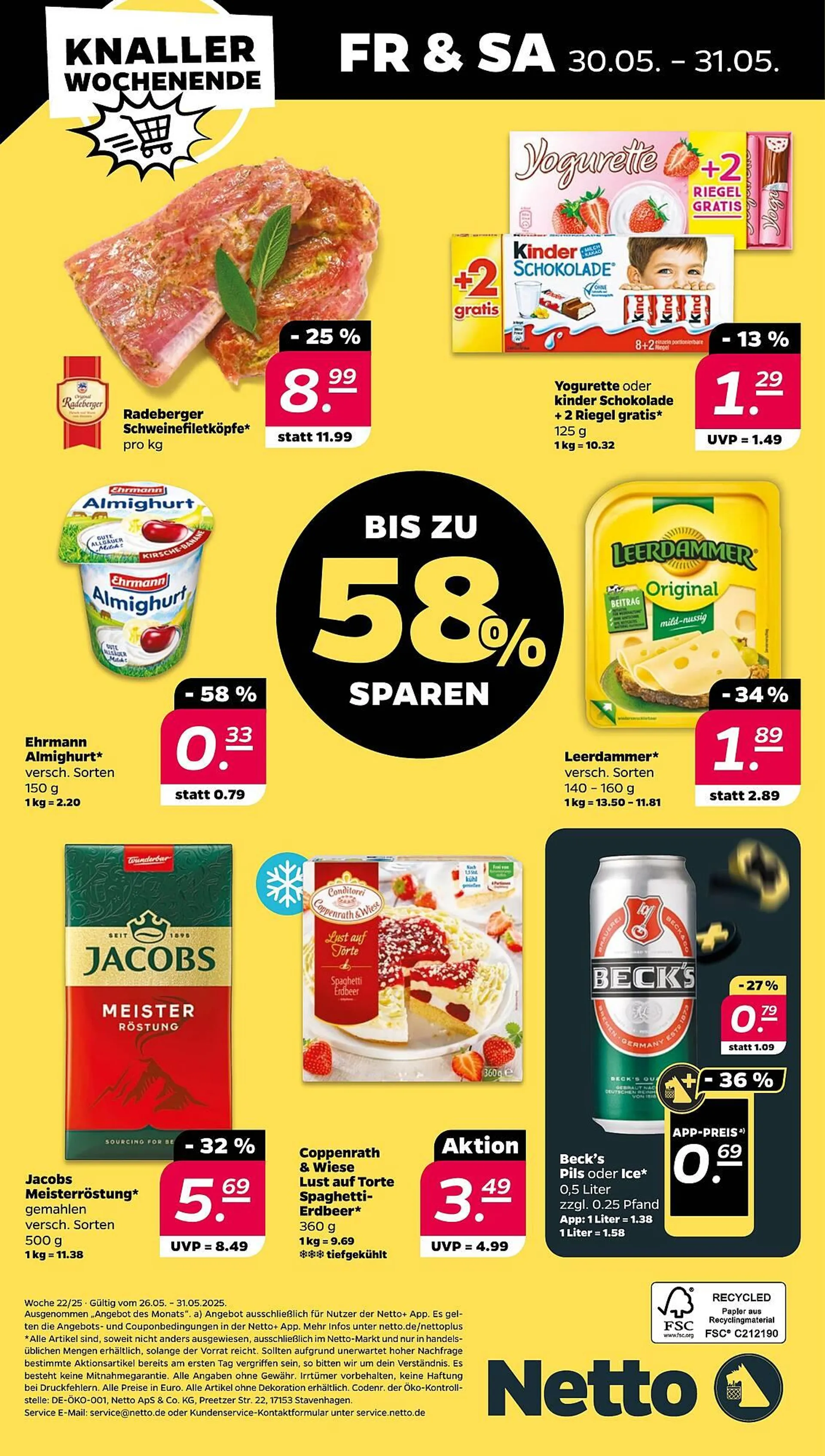 NETTO Prospekt von 26. Mai bis 31. Mai 2025 - Prospekt seite 32