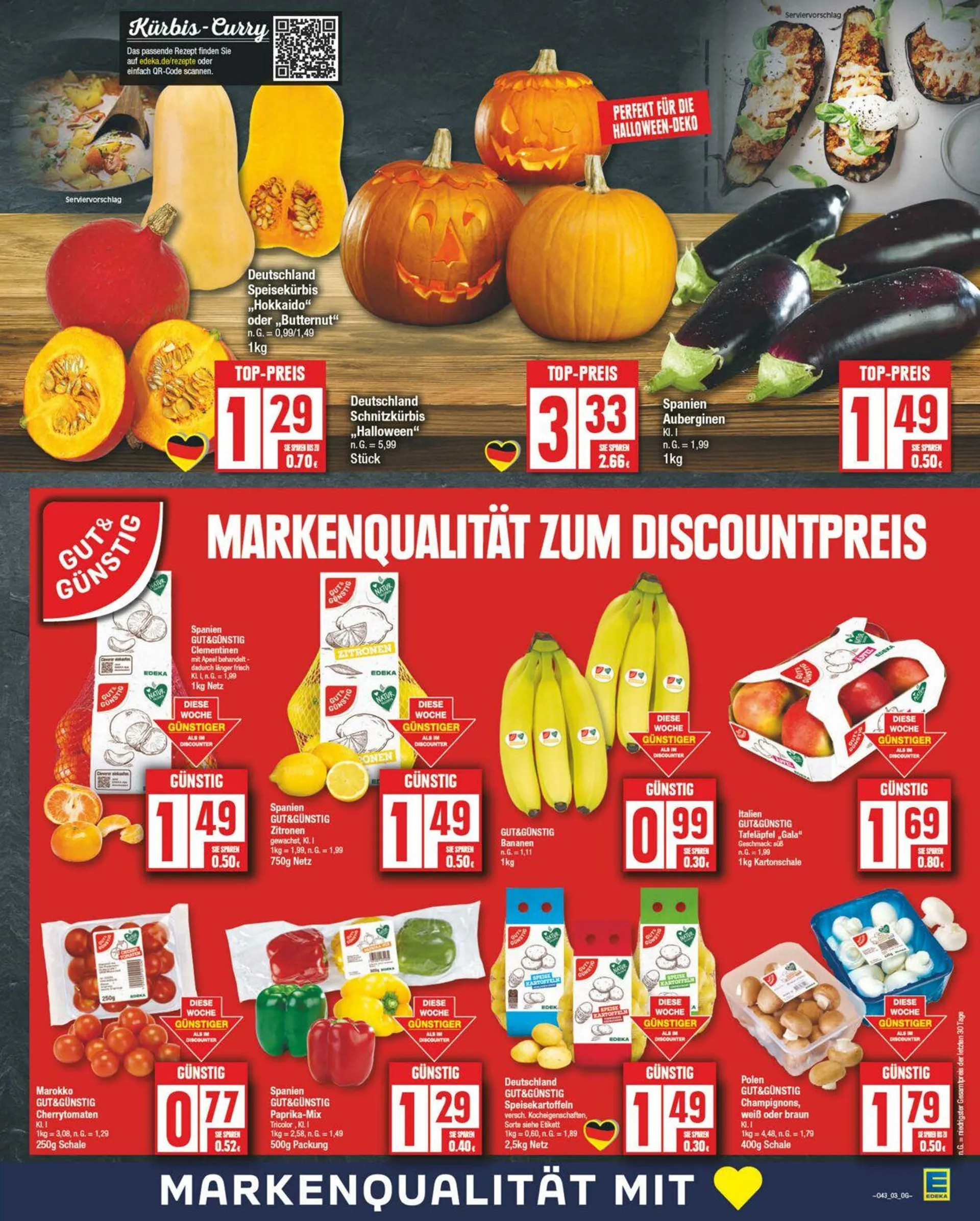 Edeka - Potsdam von 21. Oktober bis 26. Oktober 2024 - Prospekt seite 5