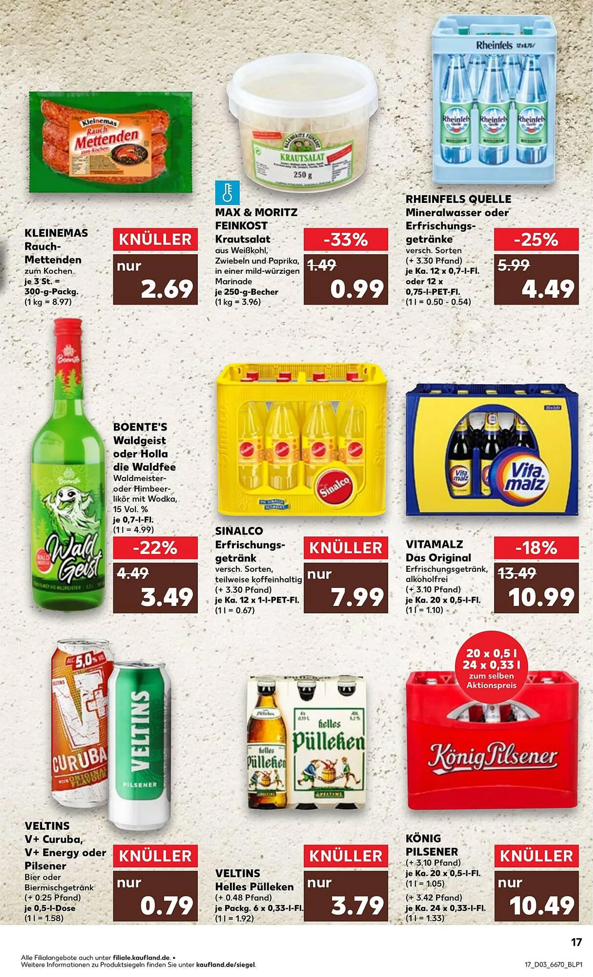 Kaufland Prospekt von 16. Januar bis 22. Januar 2025 - Prospekt seite 17