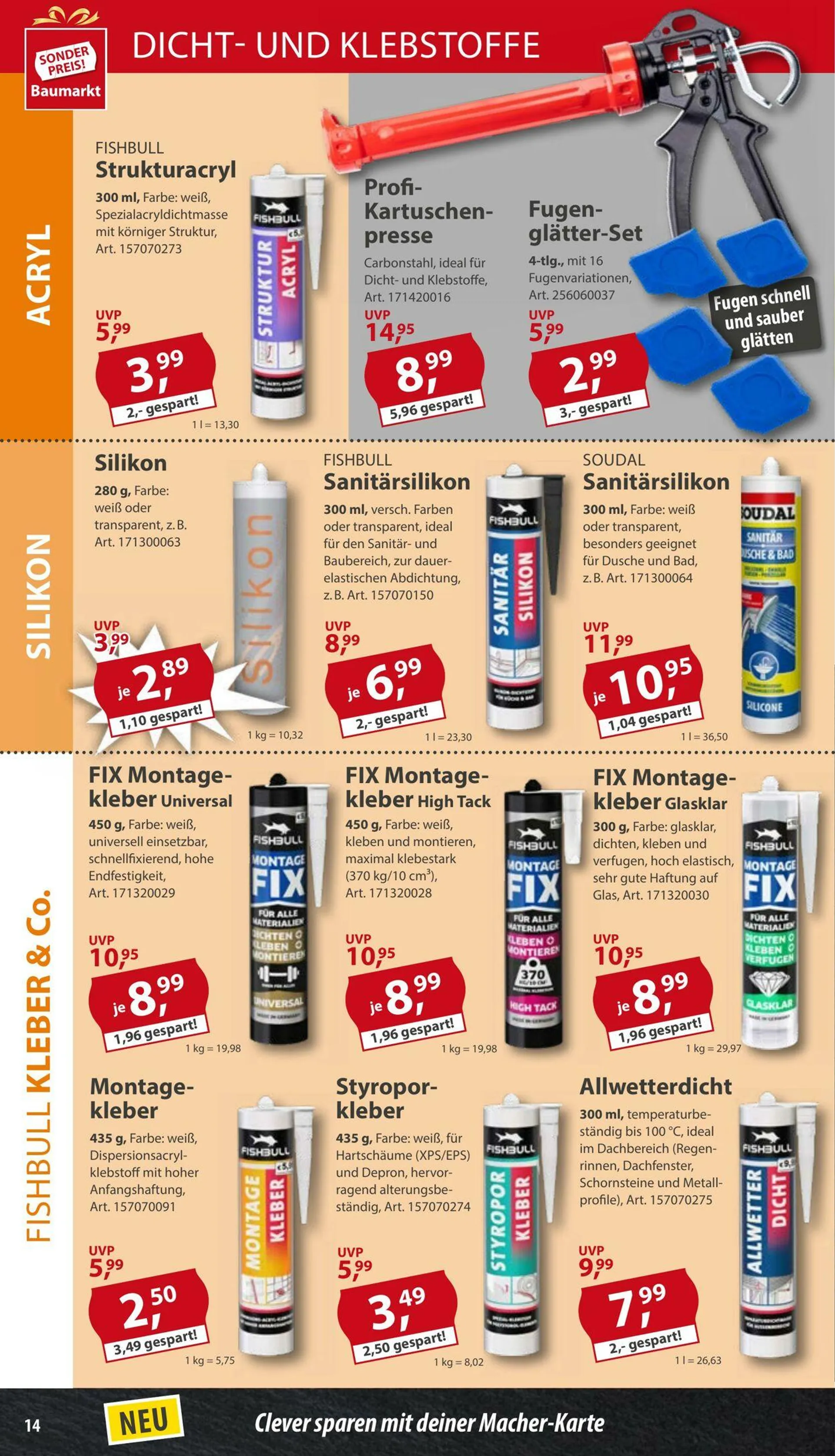 Sonderpreis Baumarkt Aktueller Prospekt von 17. Mai bis 31. Mai 2025 - Prospekt seite 14