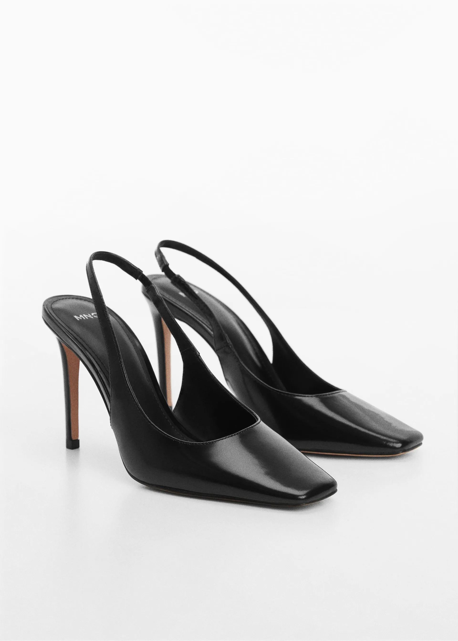 Slingbacks aus Leder