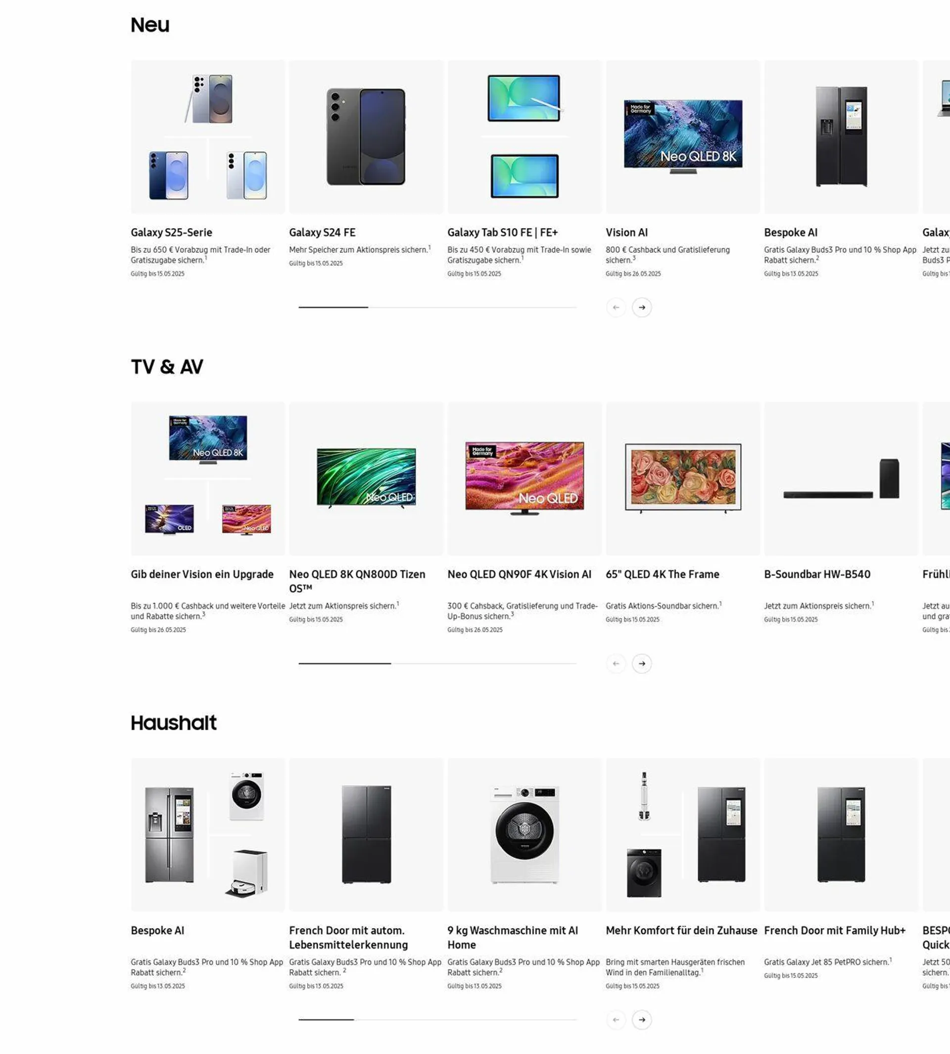Samsung Aktueller Prospekt von 12. Mai bis 21. Mai 2025 - Prospekt seite 2