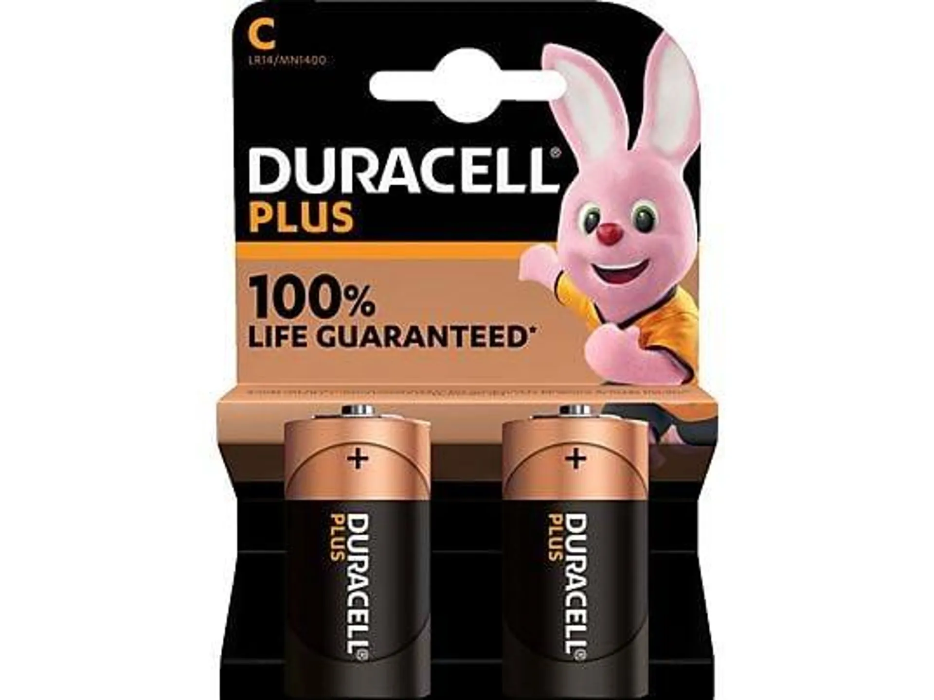 DURACELL 141827 C Batterie, Alkaline, 1.5V Volt 2 Stück