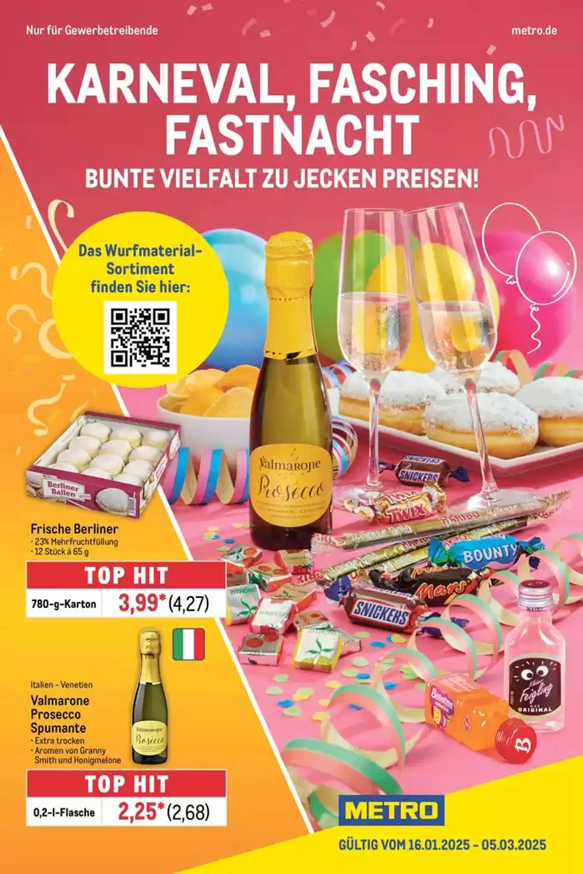 Karneval, Fasching, Fastnacht Spezial von 16. Januar bis 5. März 2025 - Prospekt seite 1