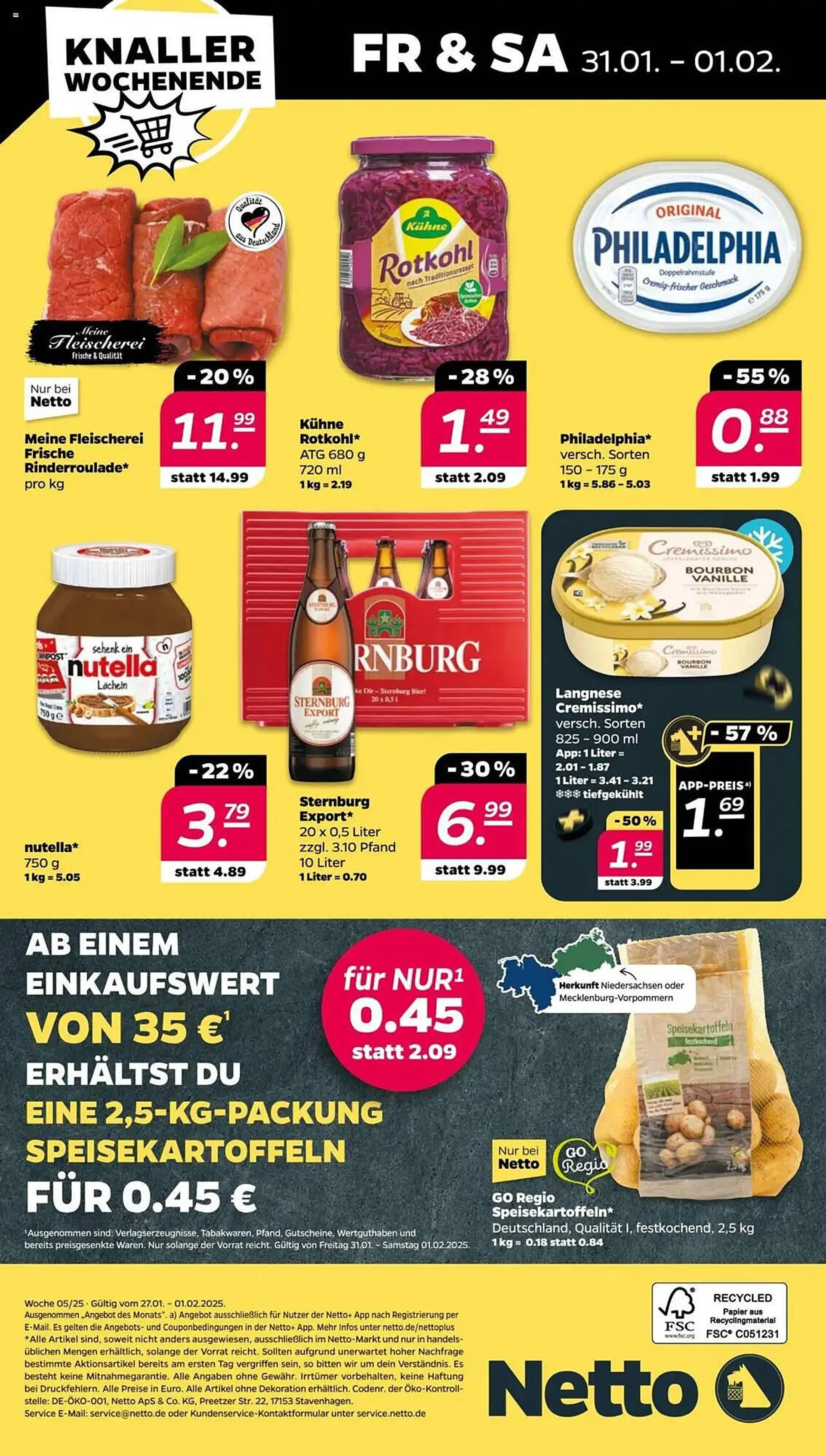 NETTO Prospekt von 27. Januar bis 1. Februar 2025 - Prospekt seite 32