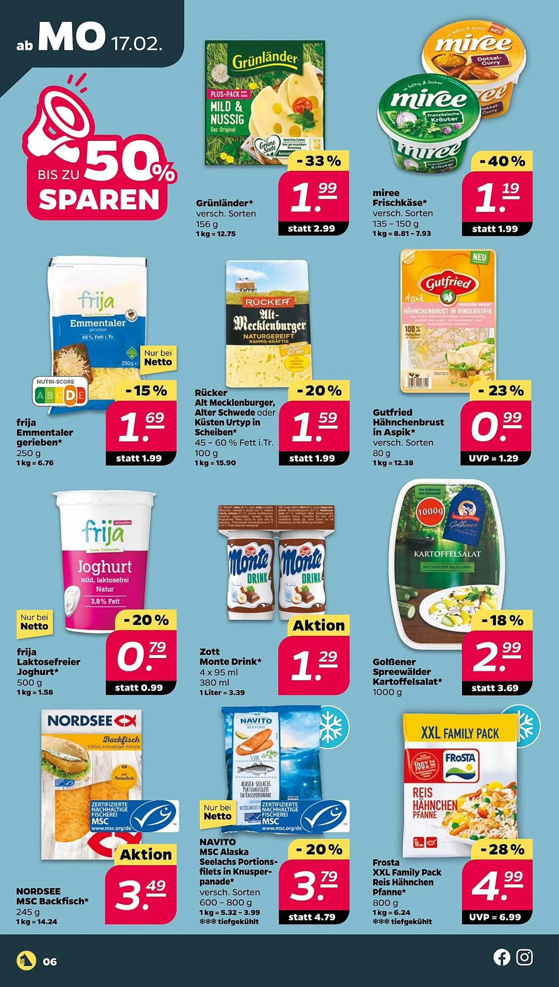 NETTO Prospekt von 17. Februar bis 22. Februar 2025 - Prospekt seite 6