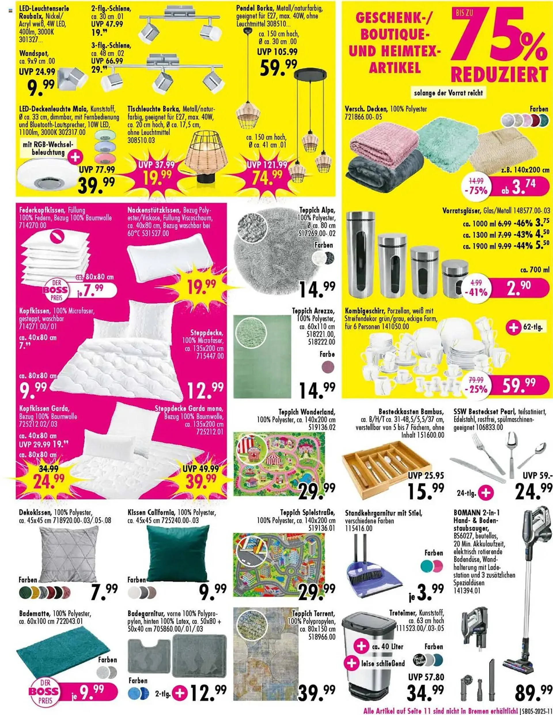 Möbel Boss Prospekt von 27. Januar bis 2. Februar 2025 - Prospekt seite 11