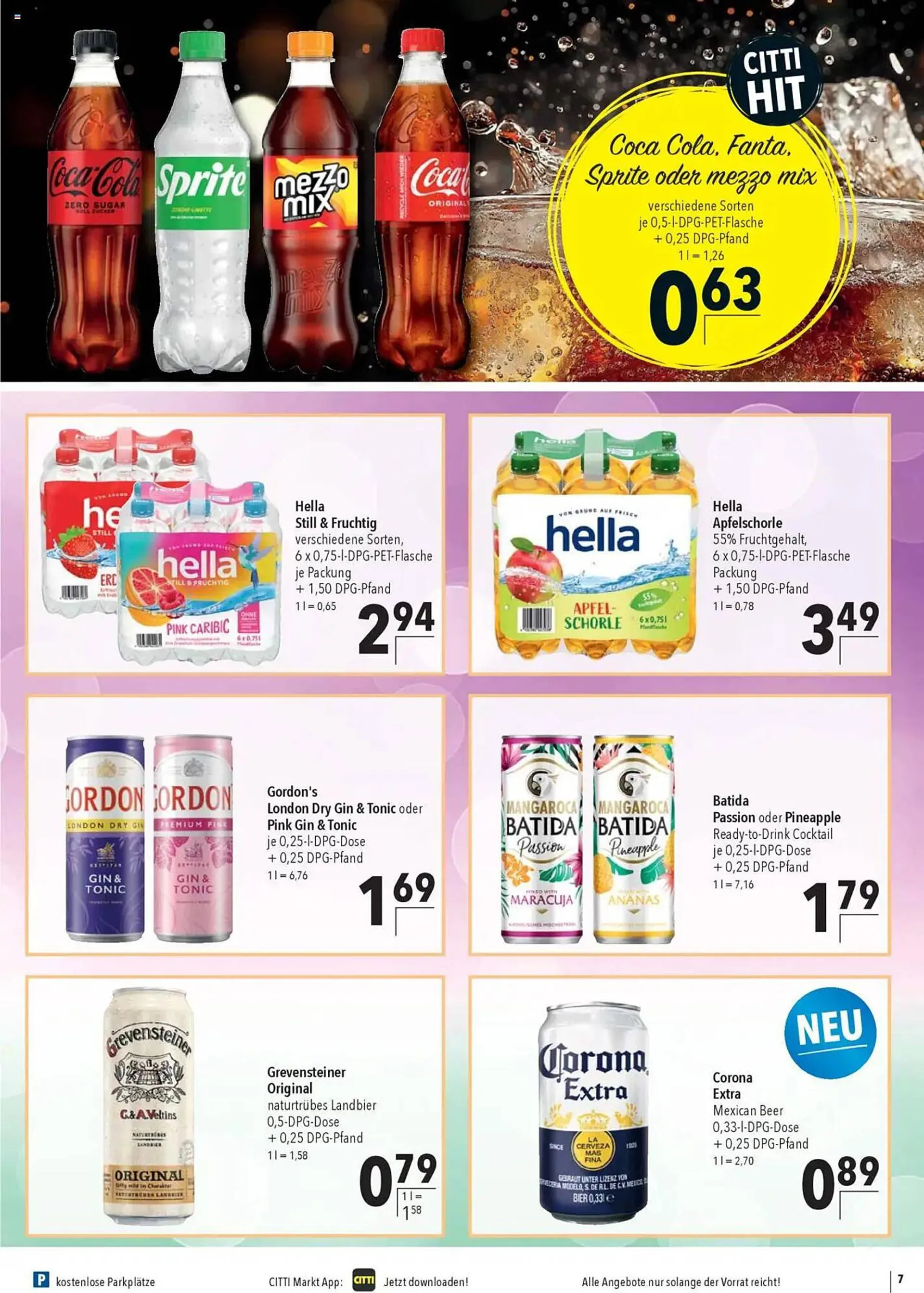 CITTI Markt Prospekt von 7. Mai bis 20. Mai 2025 - Prospekt seite 7