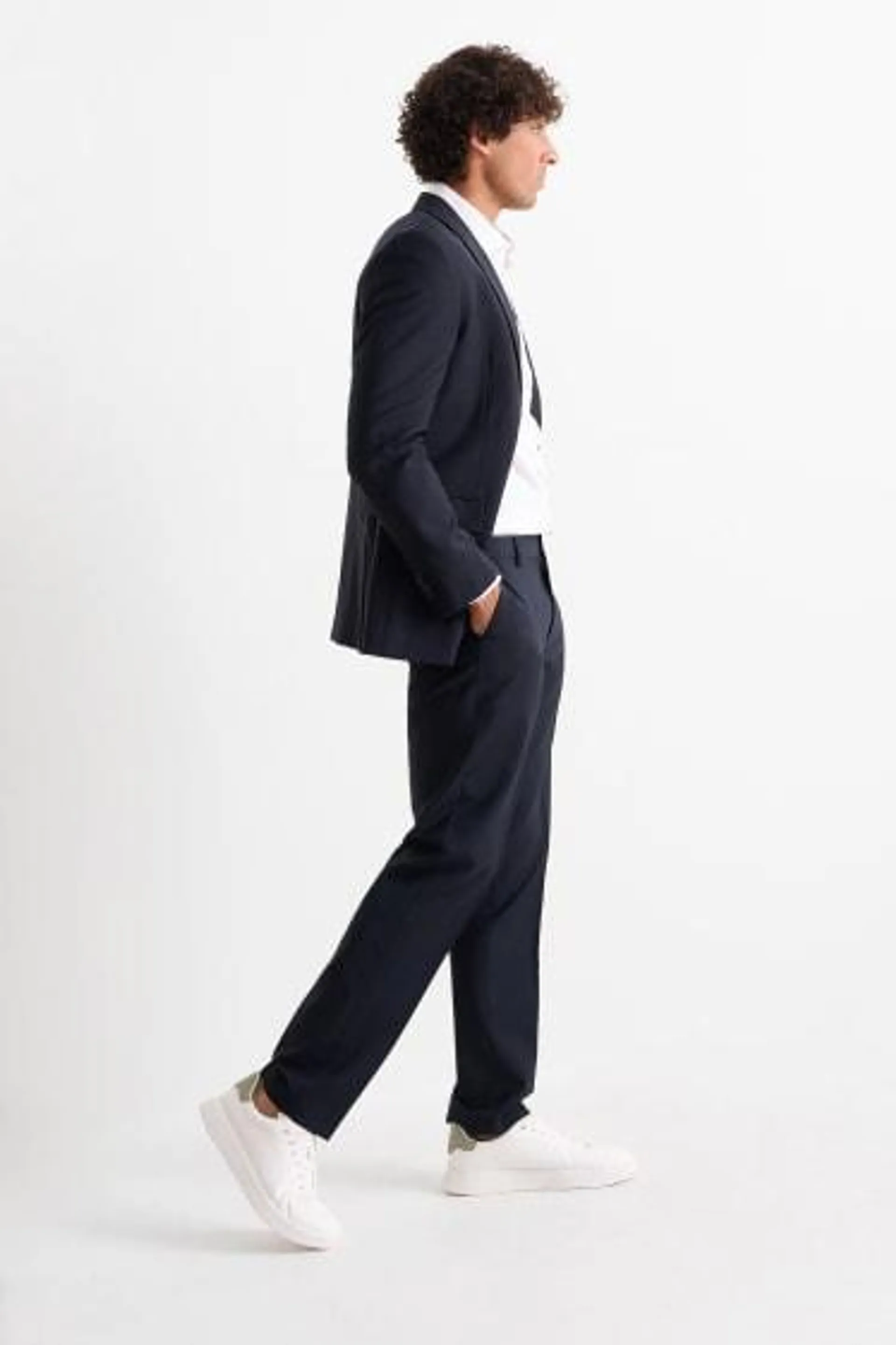 Mix & match suit trousers - regular fit - Flex - wool blend