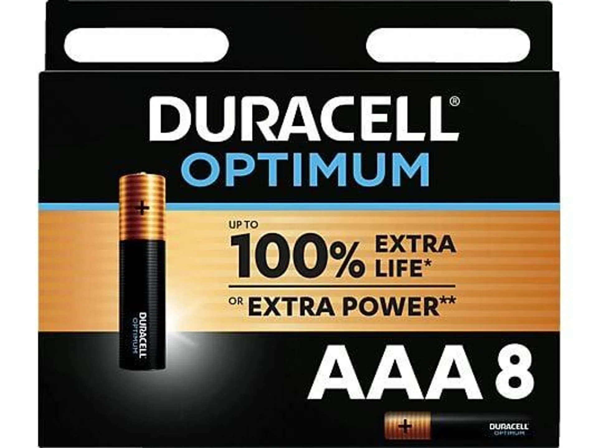 DURACELL 137714 AAA Batterie, Alkaline, 1.5 Volt 8 Stück