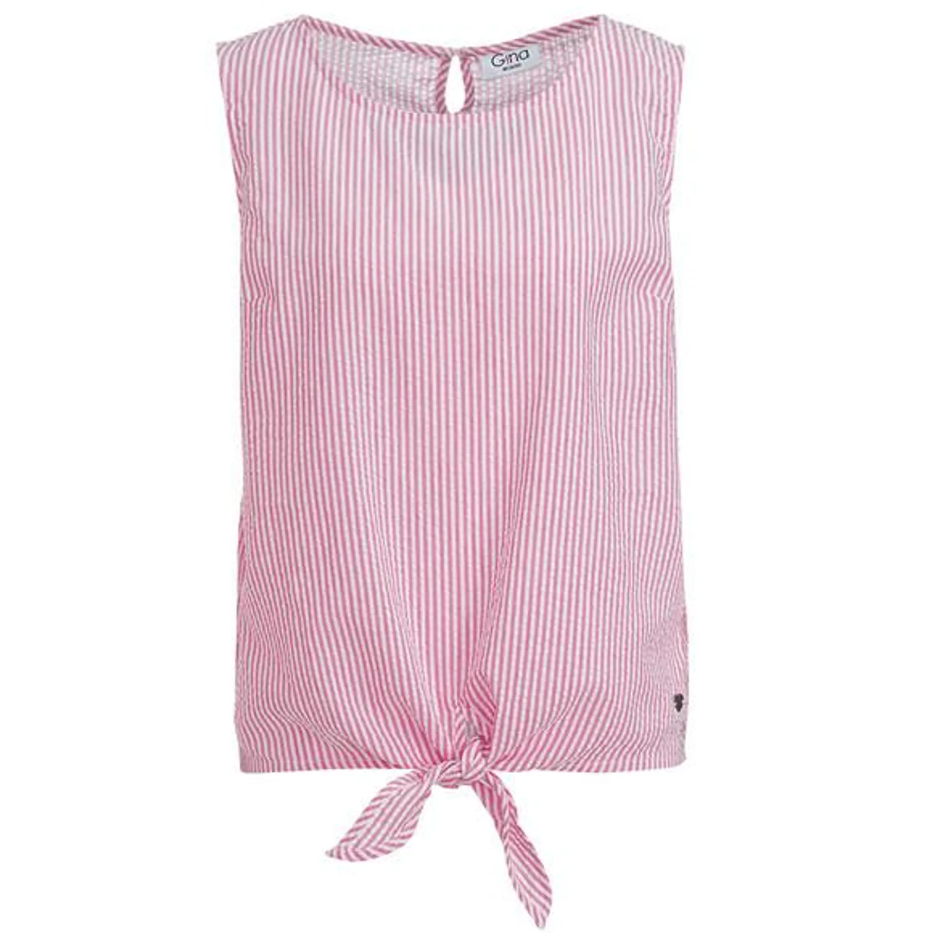 Damen Top in Seersucker-Struktur