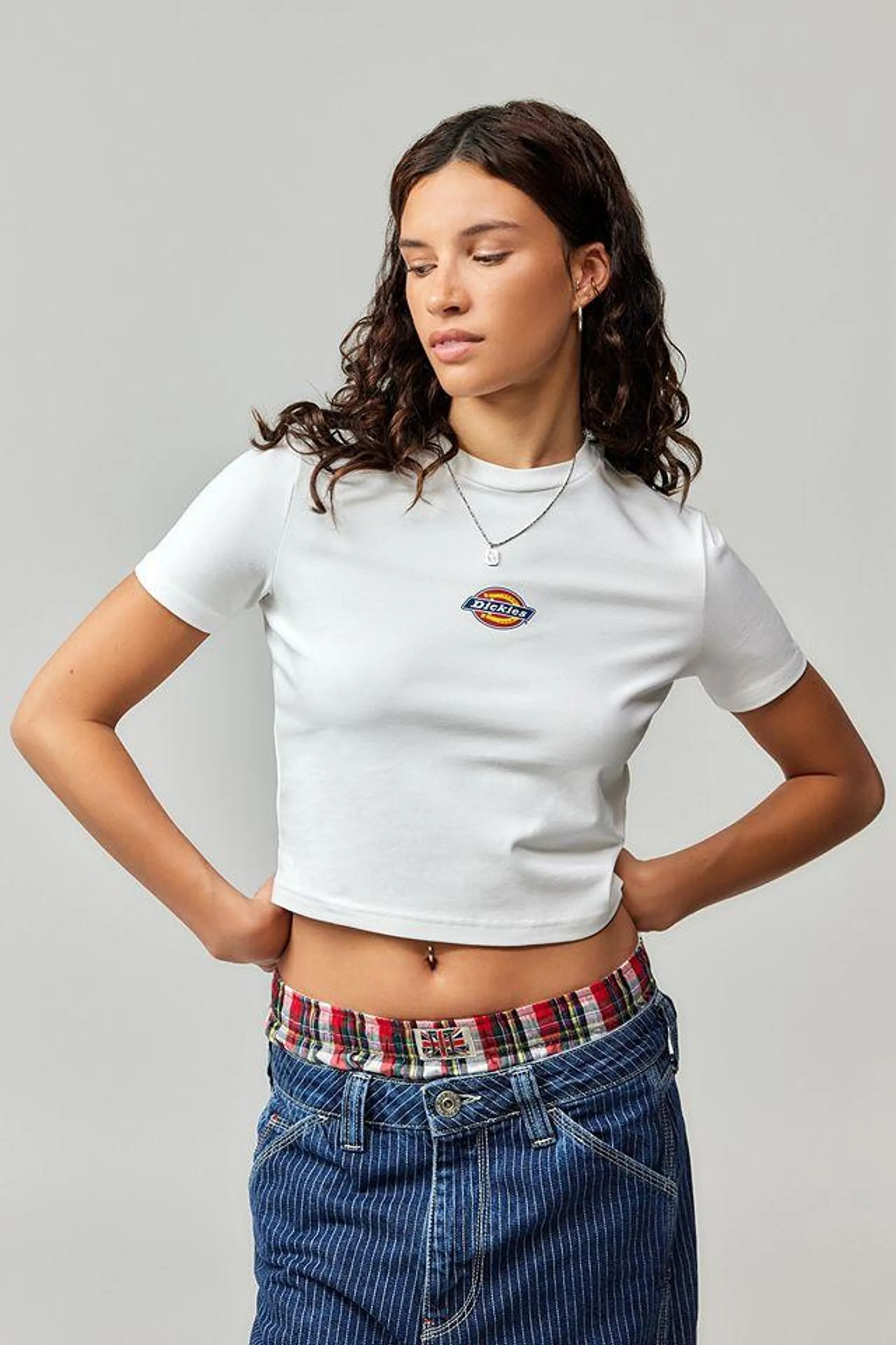 Dickies UO Exklusiv Weiß Maple Valley T-Shirt