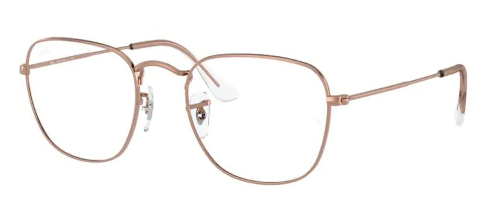 Ray Ban eckige Brille in Bronze aus Metall für Herren & Damen RX3857V 3107 51