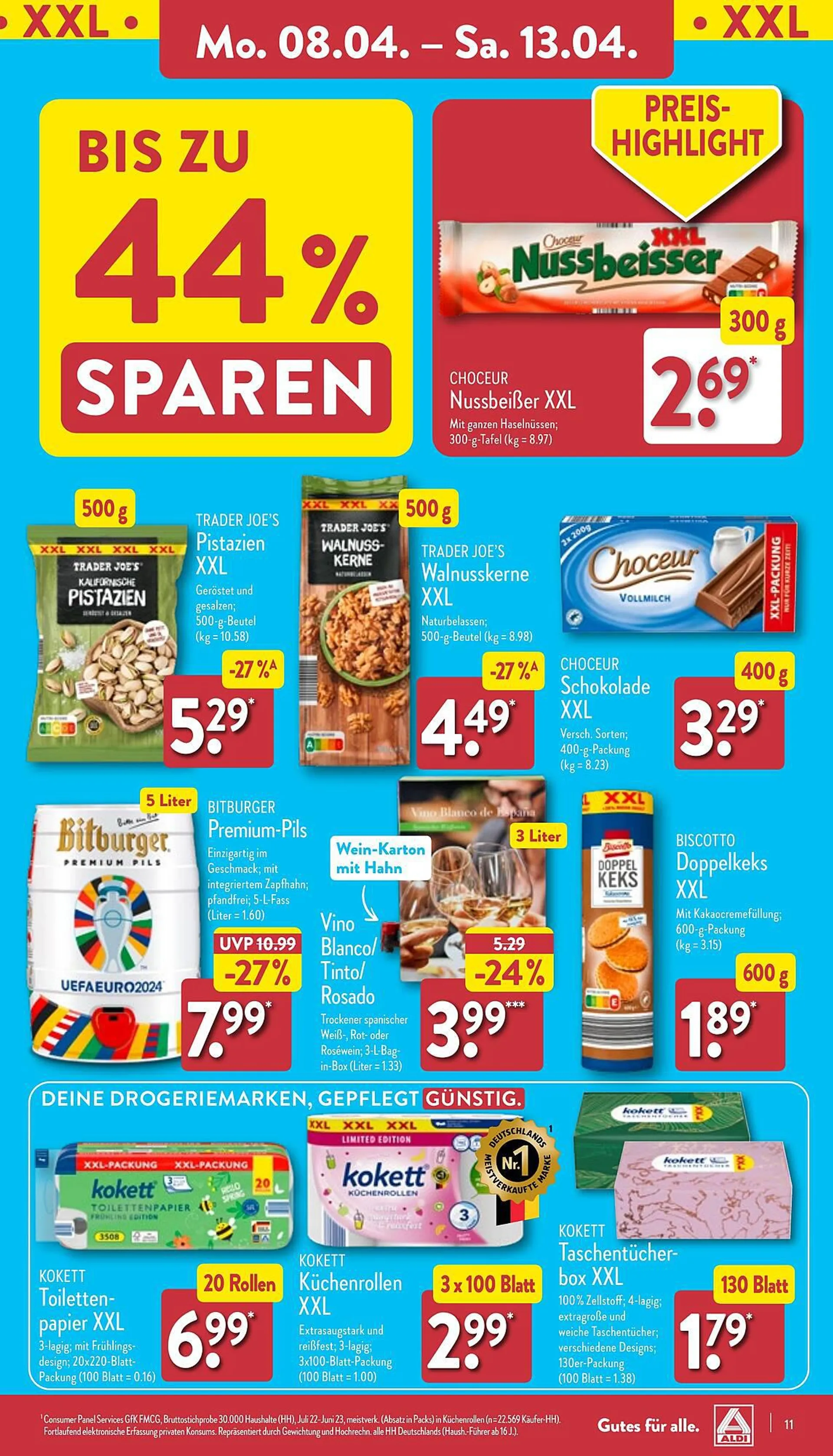 Aldi Nord Prospekt von 8. April bis 13. April 2024 - Prospekt seite 11