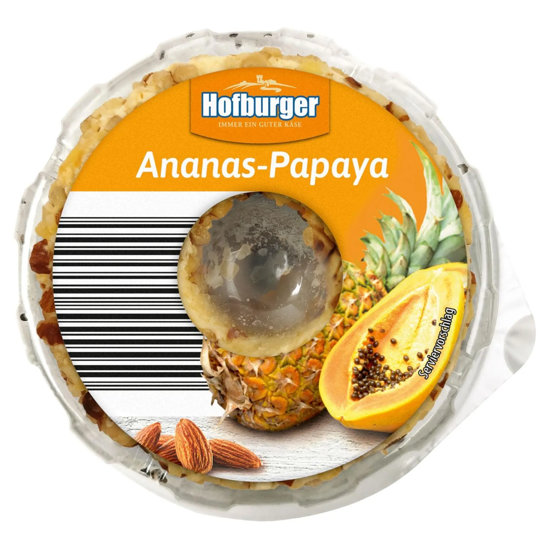 HOFBURGER Frischkäsering 125 g, Ananas