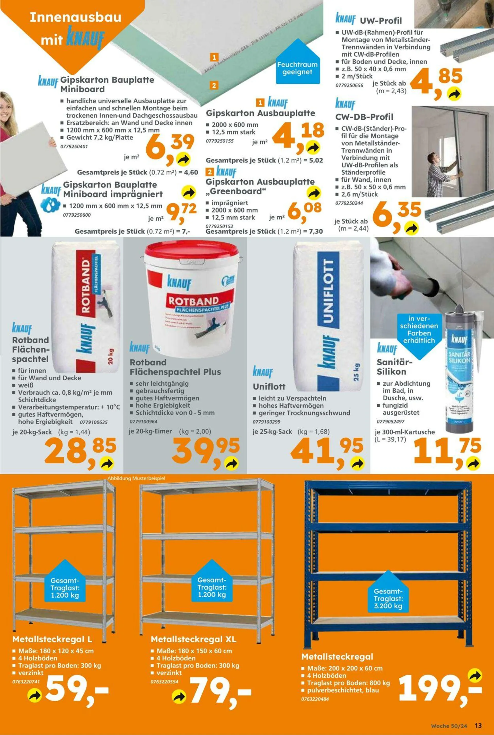 Globus Baumarkt Aktueller Prospekt von 8. Dezember bis 14. Dezember 2024 - Prospekt seite 13