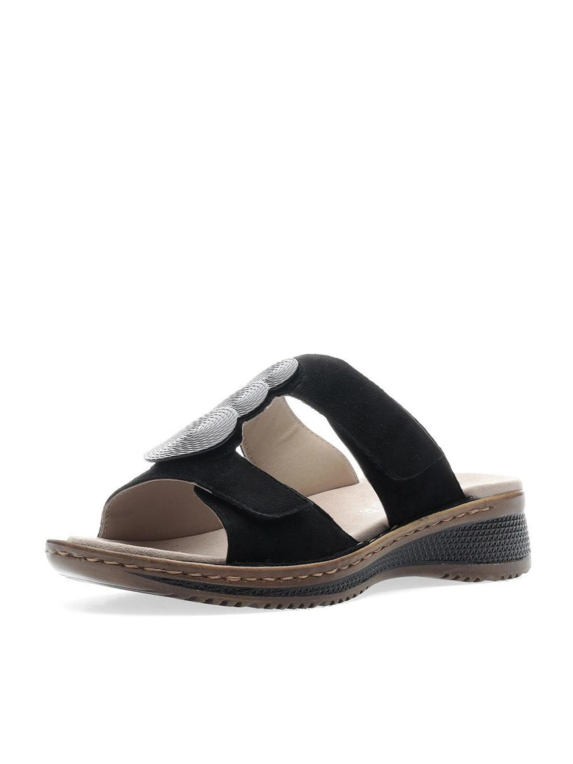 Pantolette Hawaii schwarz