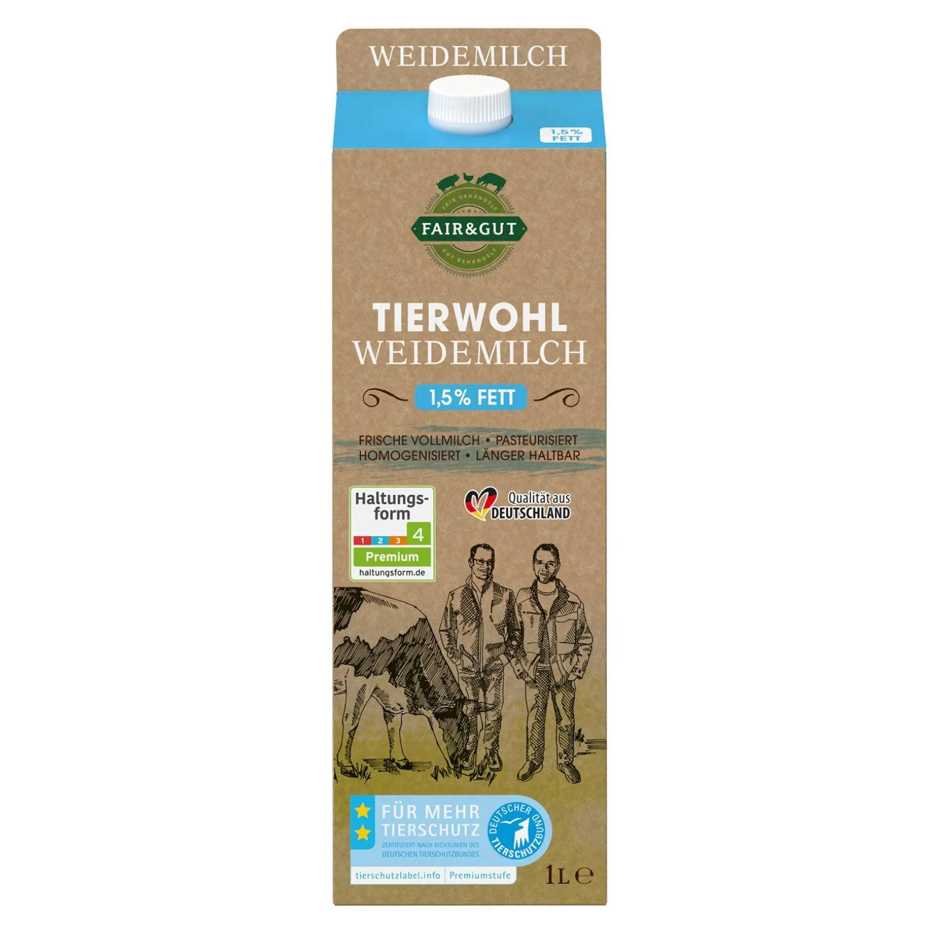 FAIR & GUT Tierwohlmilch 1 l