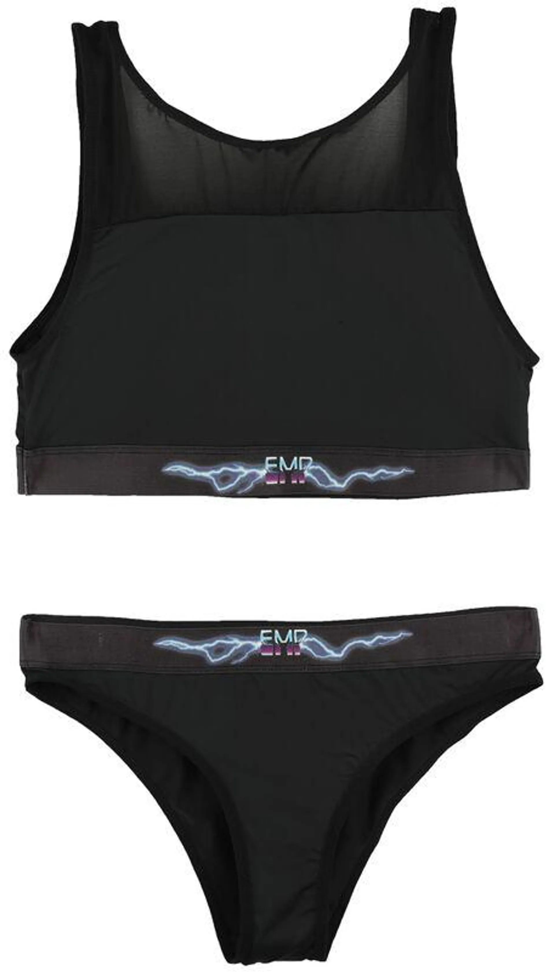 "Bustier and Slip with EMP Retro Logo"