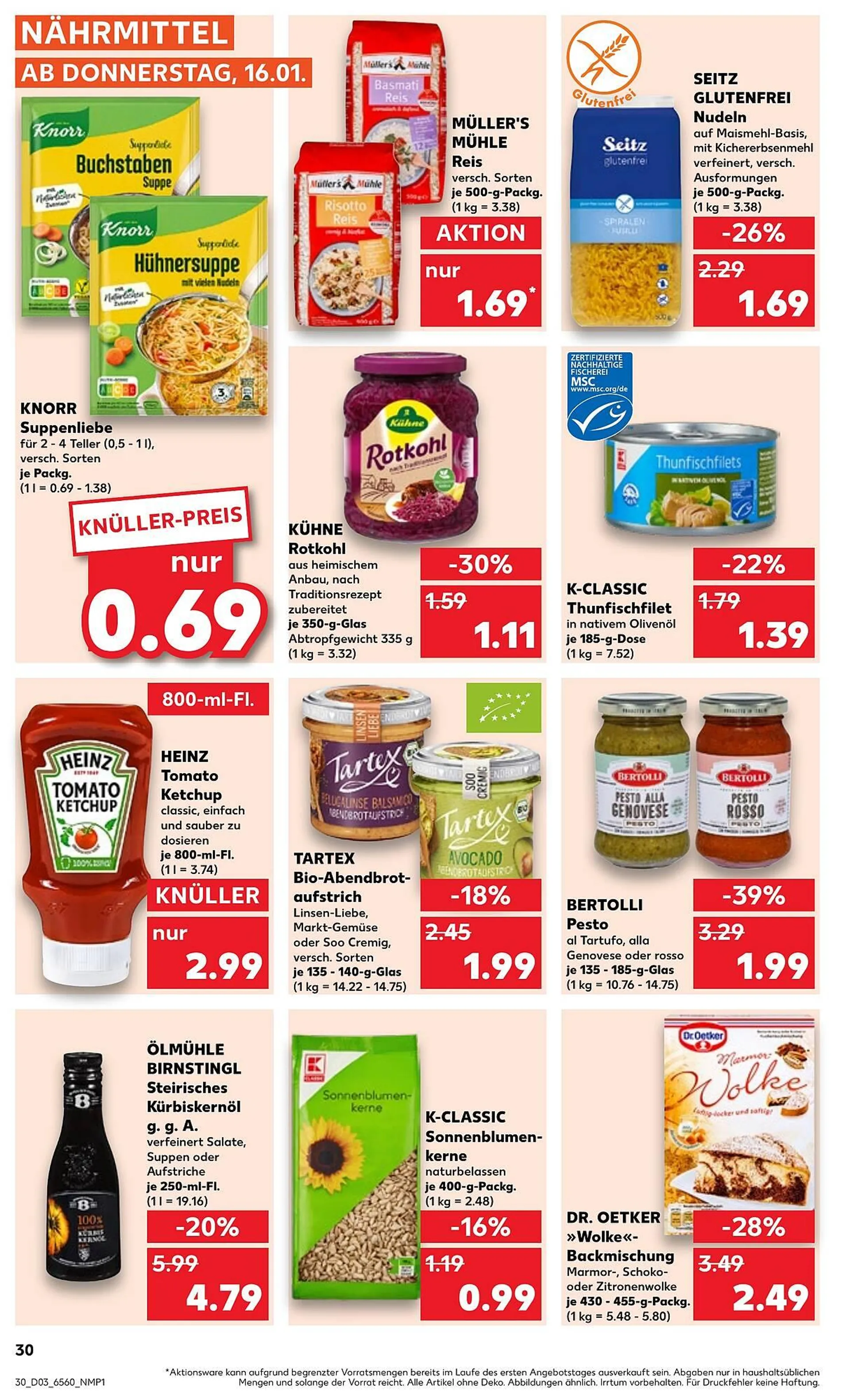 Kaufland Prospekt von 16. Januar bis 22. Januar 2025 - Prospekt seite 30