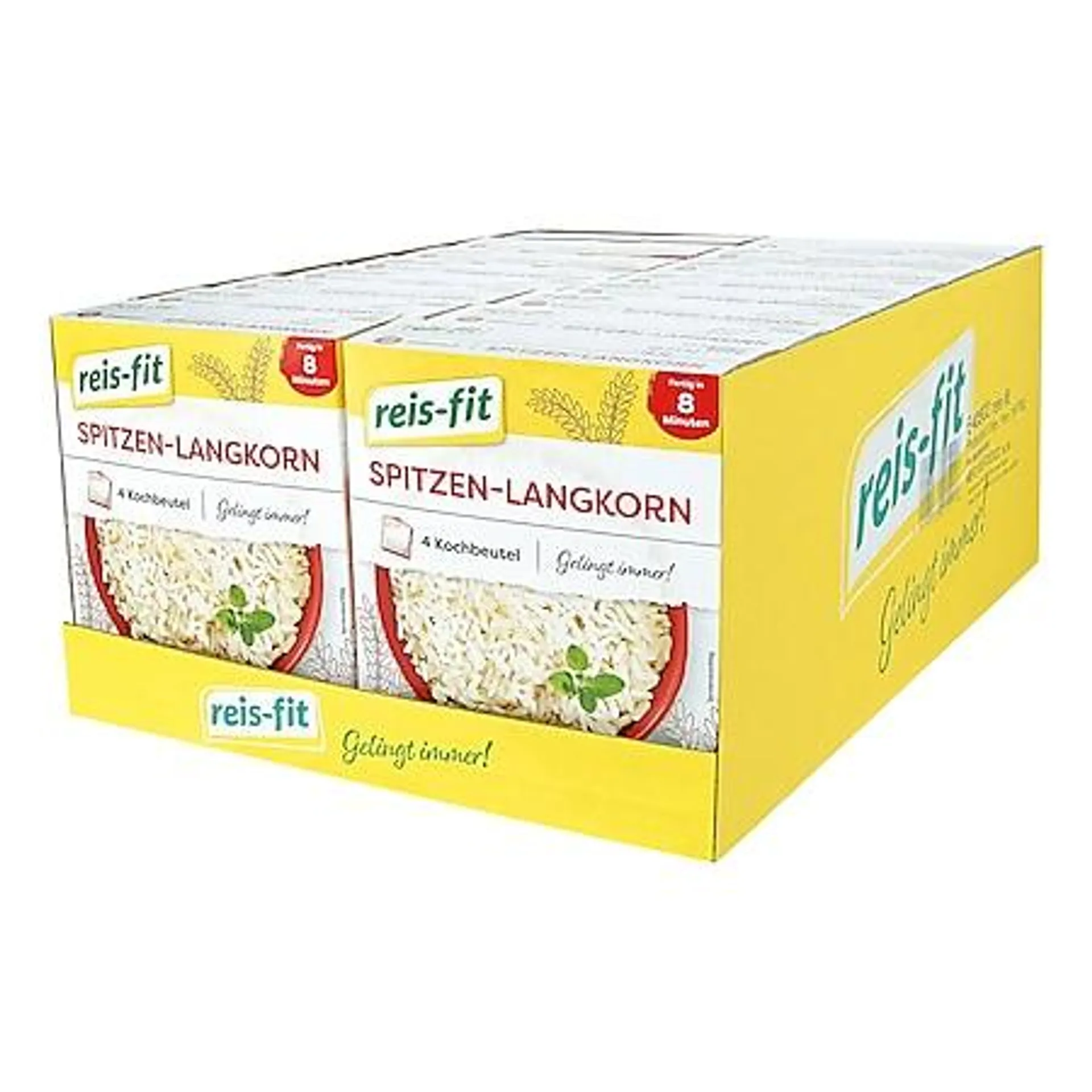 reis-fit Langkornreis 8 Minuten 500 g, 16er Pack