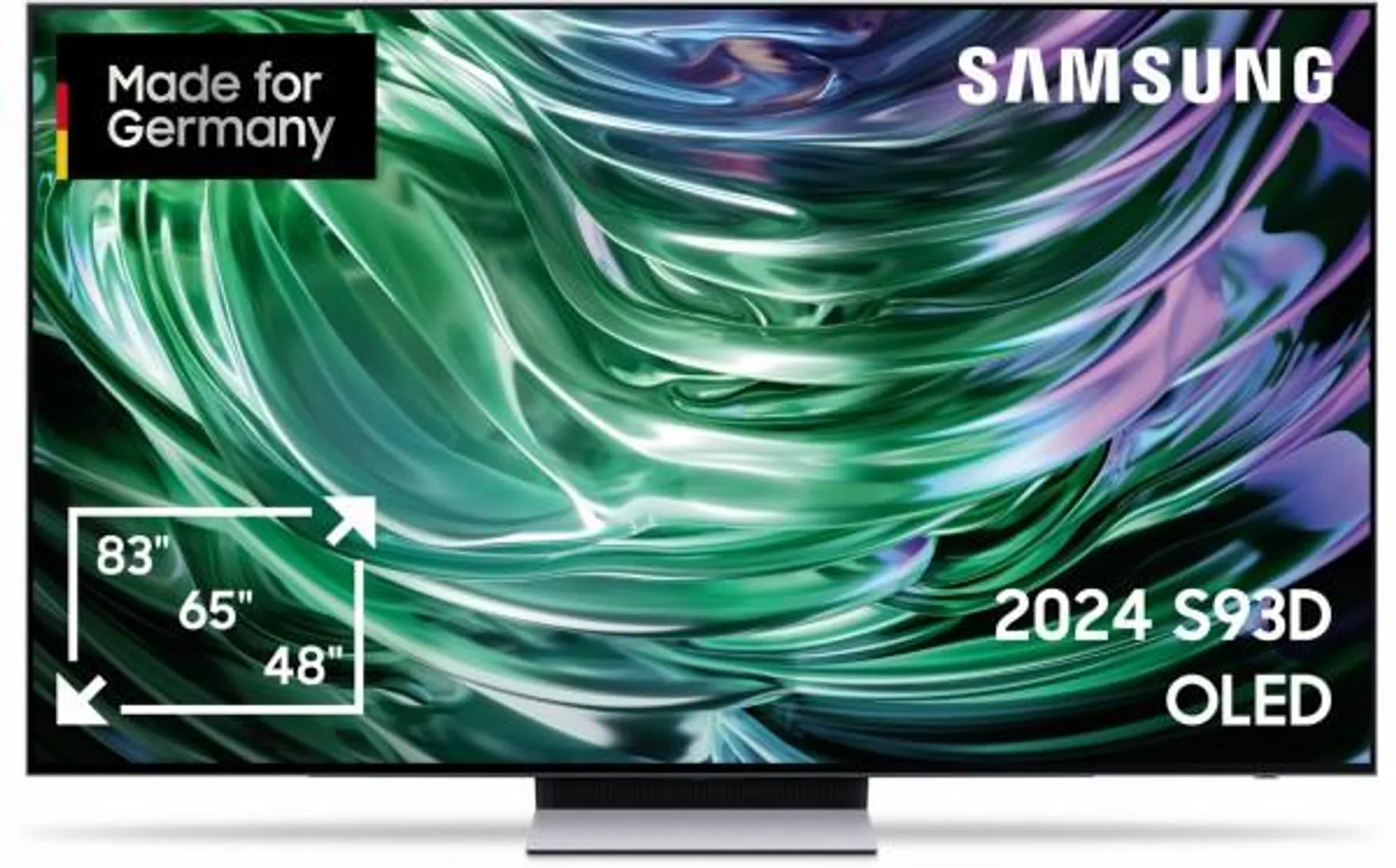 Samsung GQ77S93DAE OLED-TV (77 Zoll / 194 cm, Neural Quantum HDR, 4K, graphitschwarz) / F