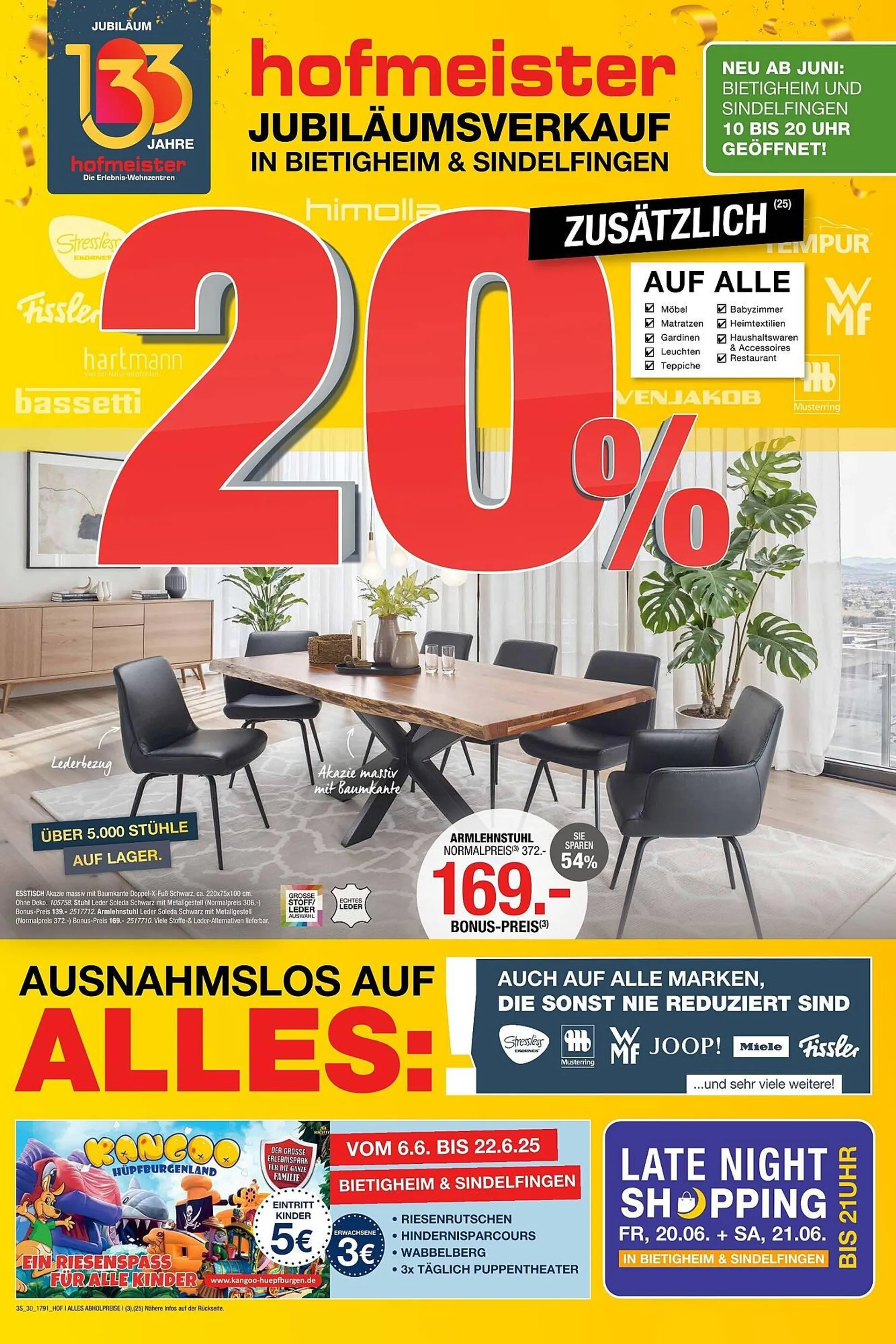 Hofmeister Prospekt von 4. Juni bis 24. Juni 2025 - Prospekt seite 1