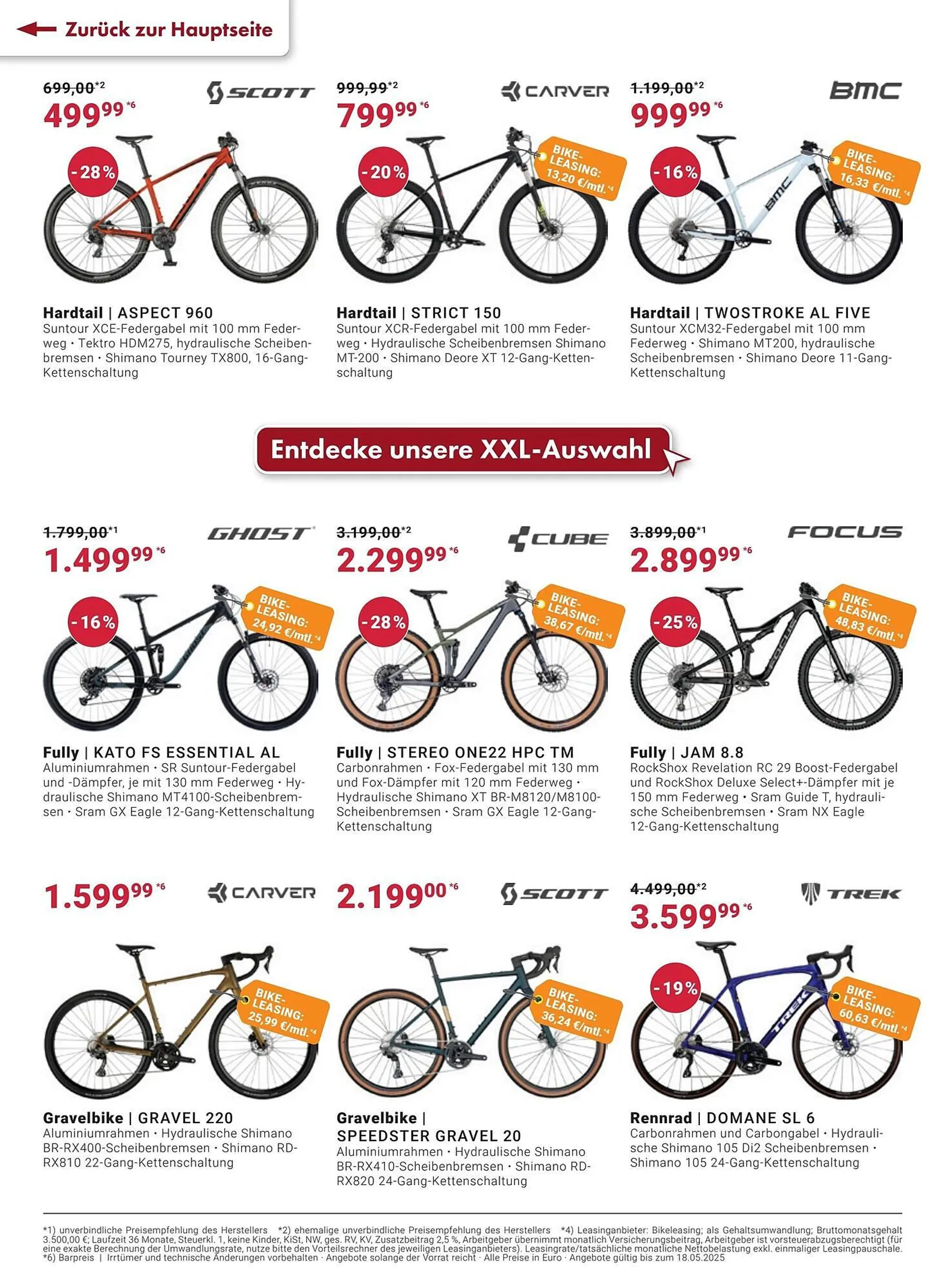 Fahrrad XXL Prospekt von 28. April bis 19. Mai 2025 - Prospekt seite 6