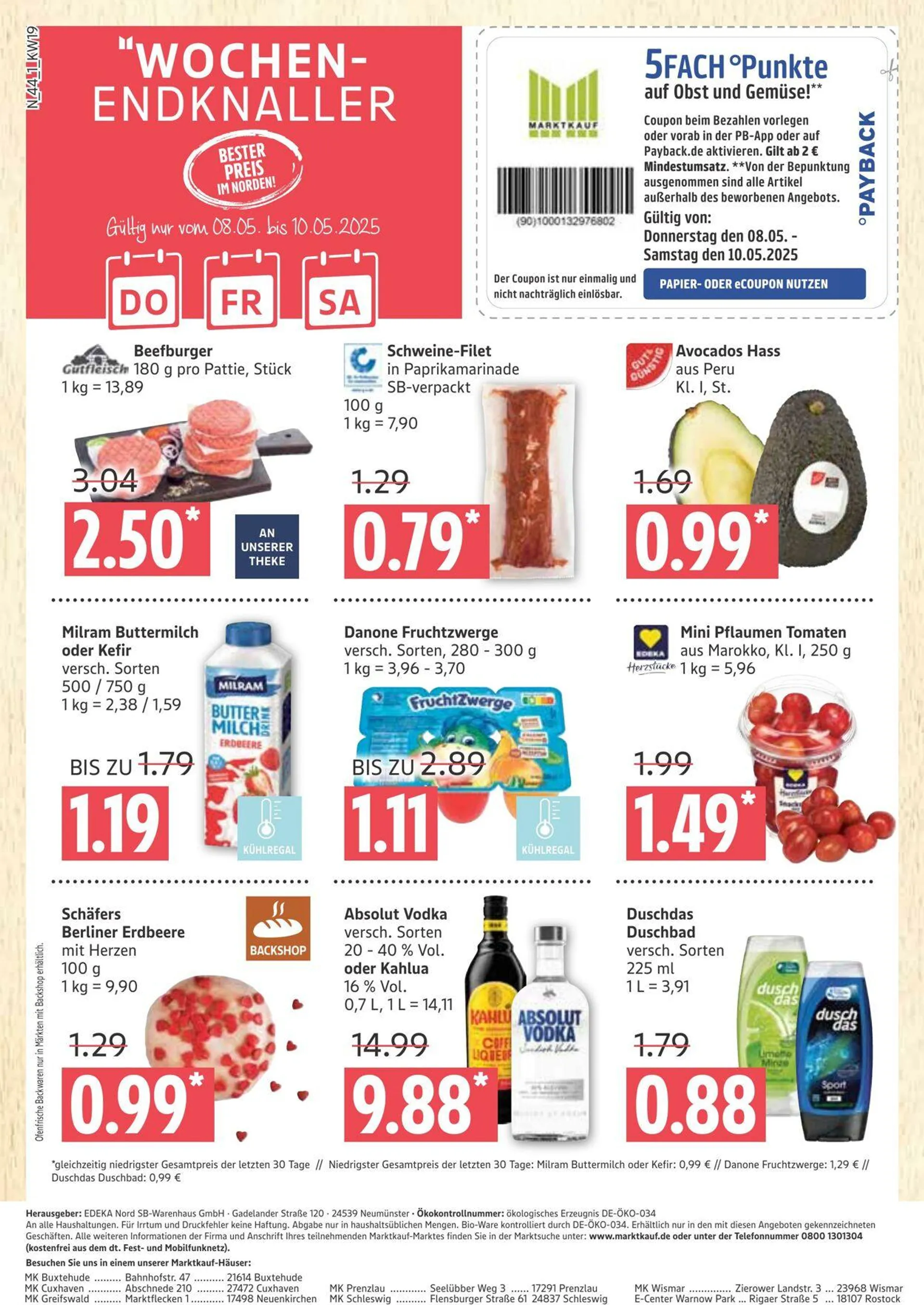 Marktkauf Aktueller Prospekt von 12. Mai bis 17. Mai 2025 - Prospekt seite 44