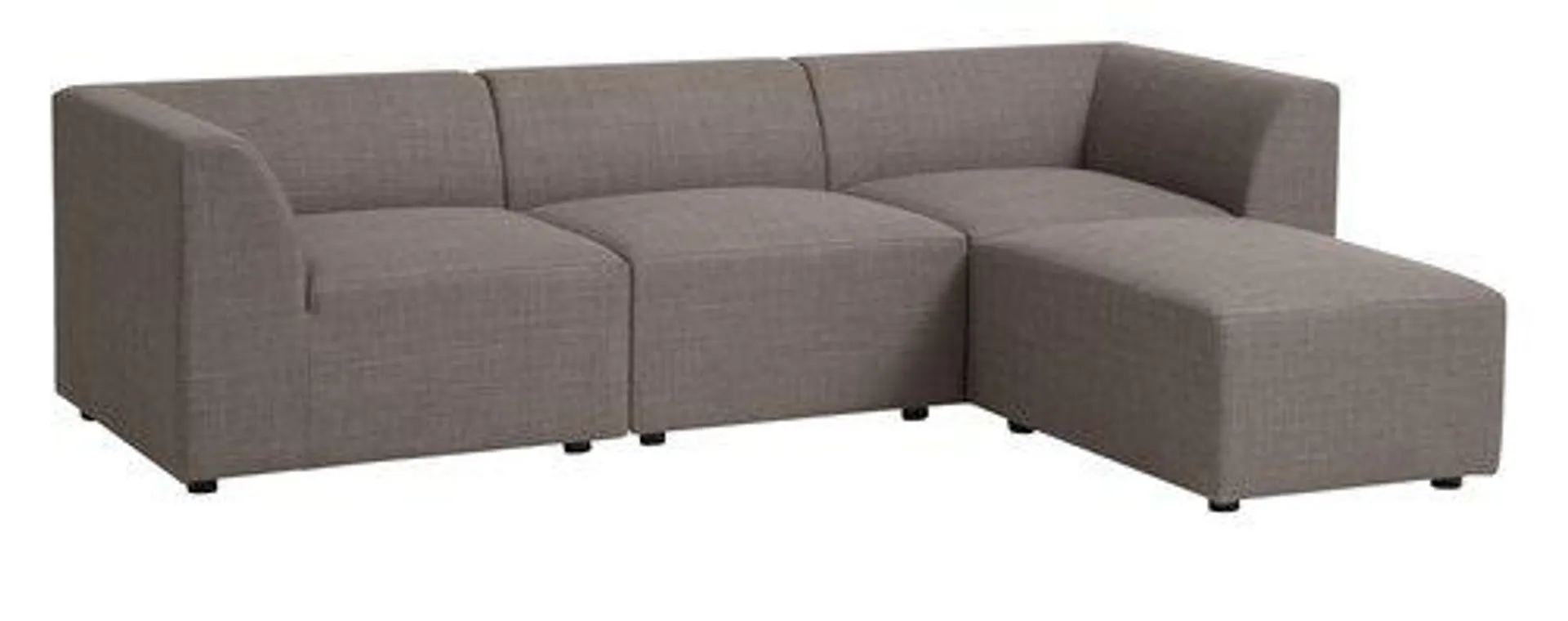 Sofa TERNDRUP Chaiselongue grau