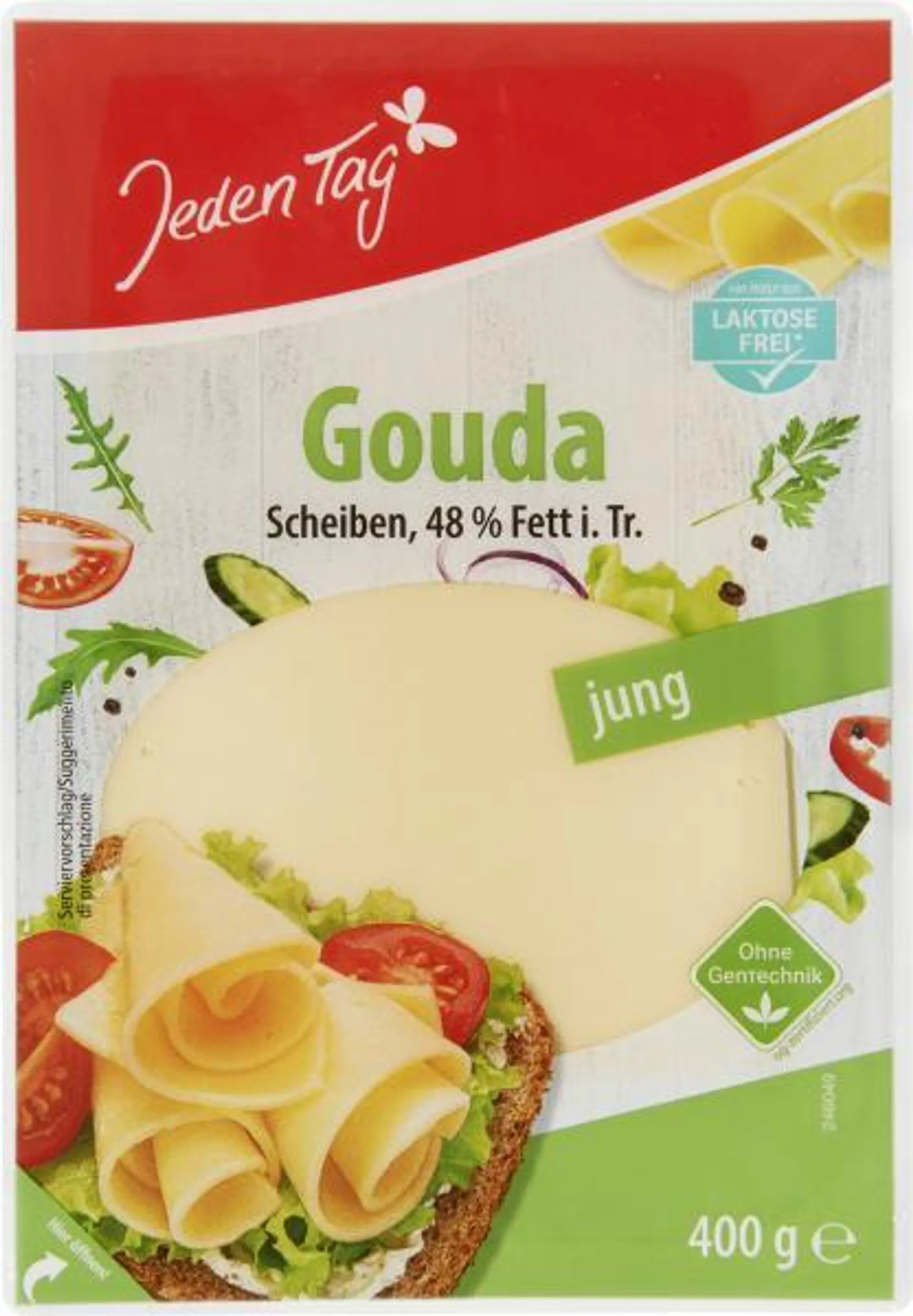 Jeden Tag Gouda jung Käsescheiben 400 g