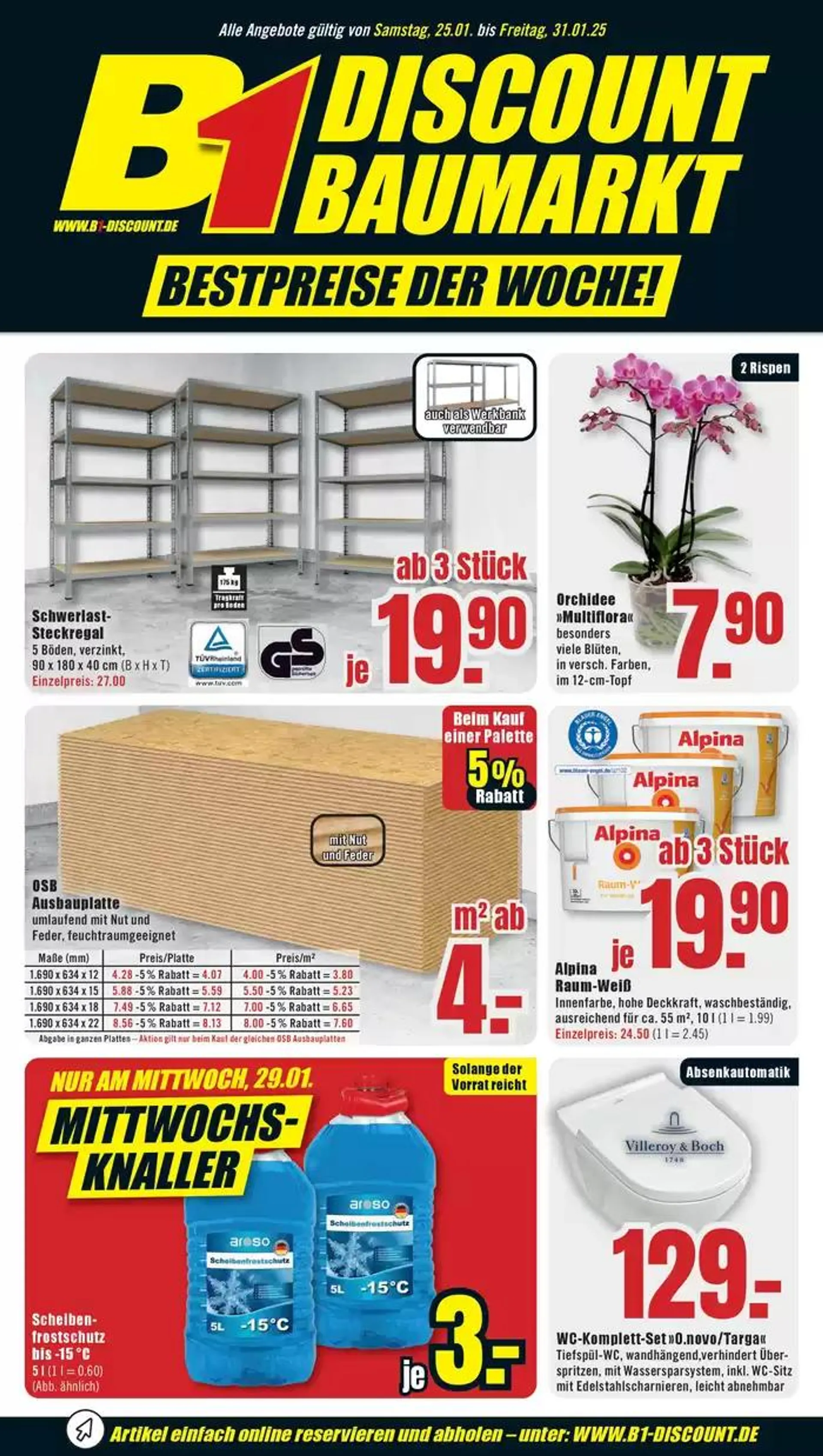 B1 Discount Baumarkt flugblatt - 1