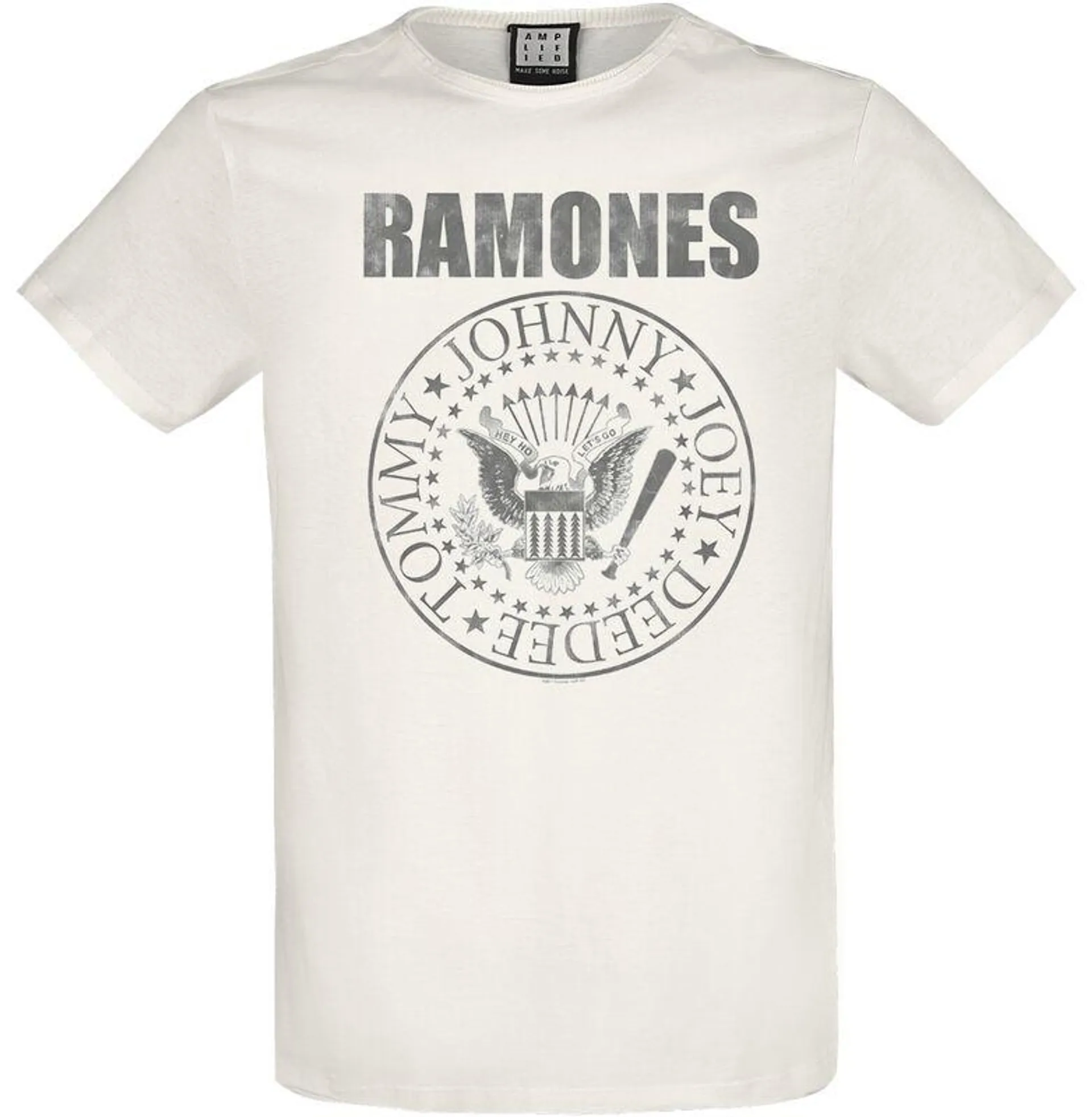 "Amplified Collection - Vintage Shield" T-Shirt weiß von Ramones