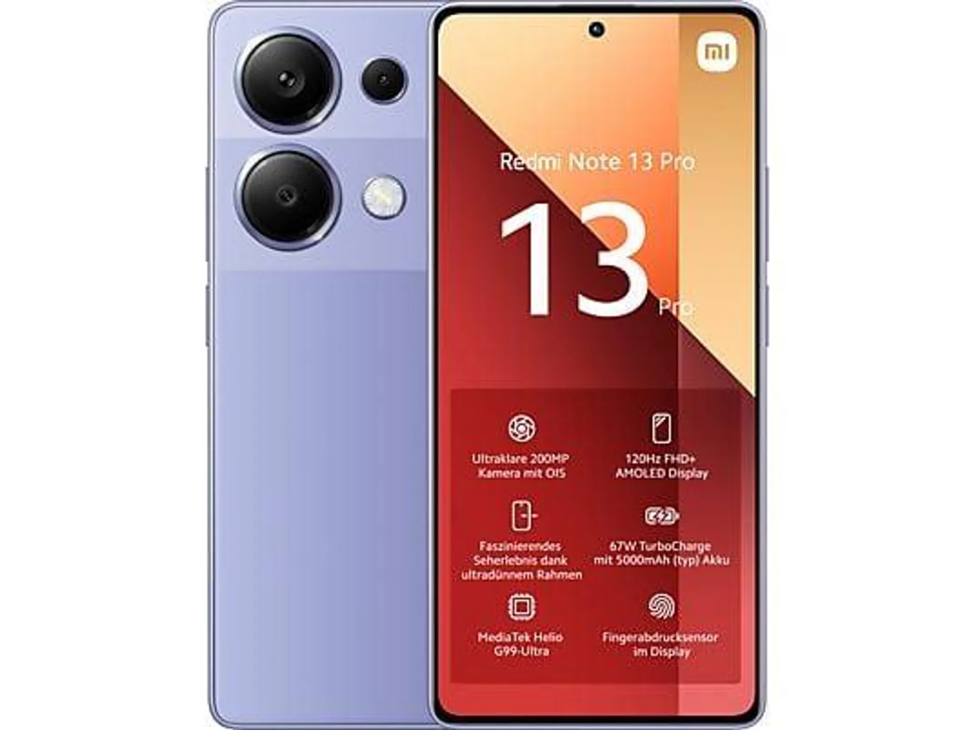 XIAOMI Redmi Note 13 Pro 256 GB Lavender Purple Dual SIM