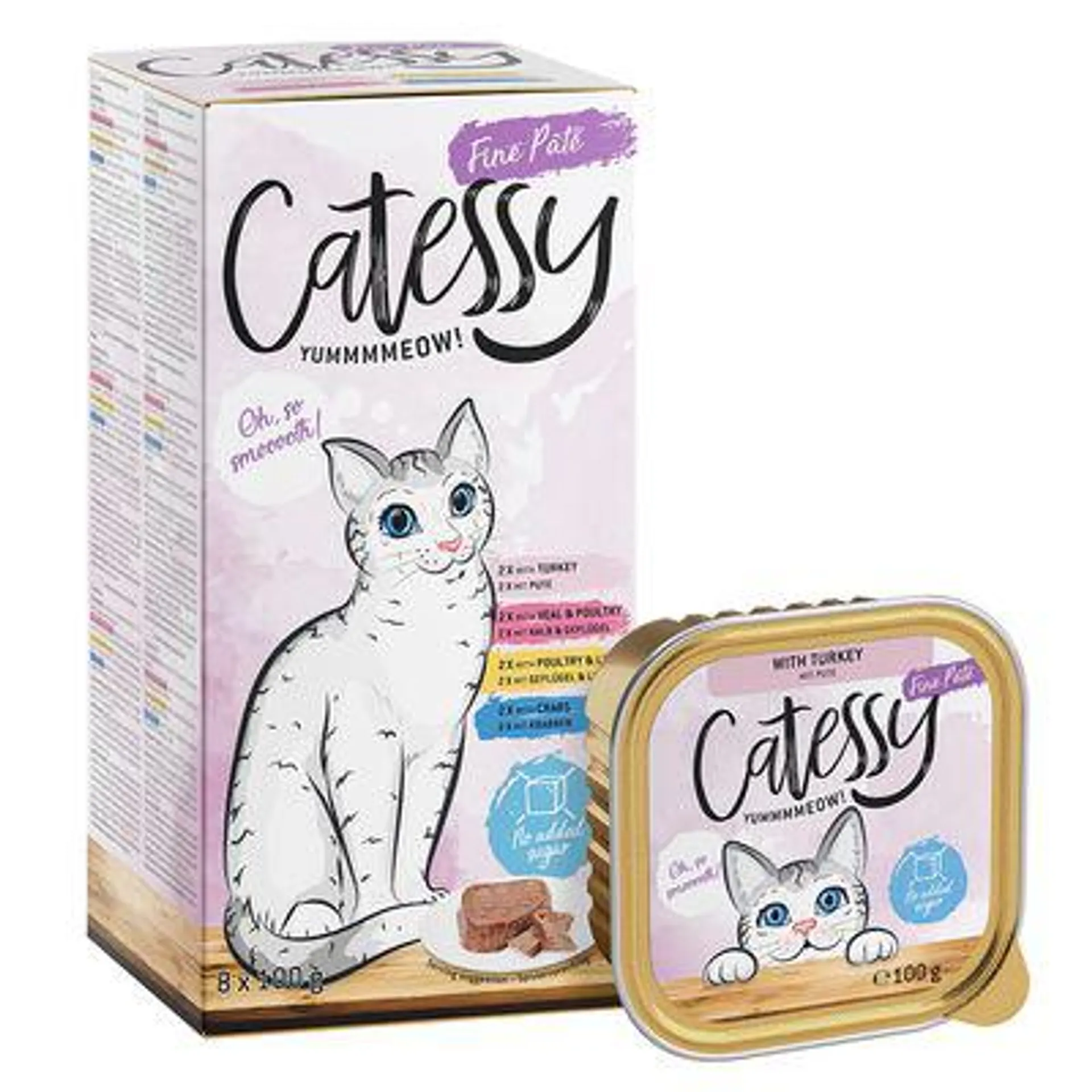 Mixpaket Catessy Schälchen 8 x 100 g