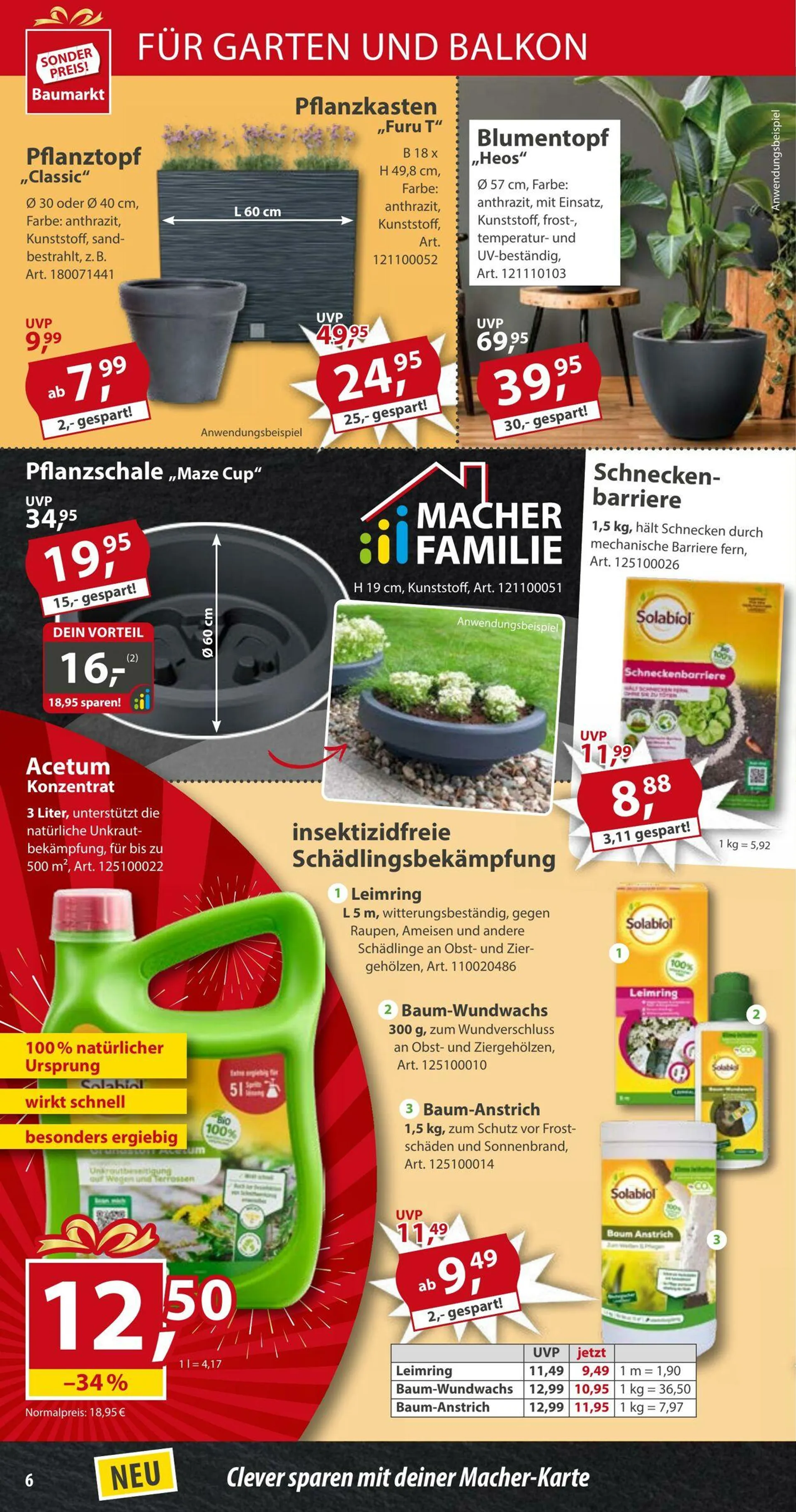 Sonderpreis Baumarkt Aktueller Prospekt von 17. Mai bis 31. Mai 2025 - Prospekt seite 6