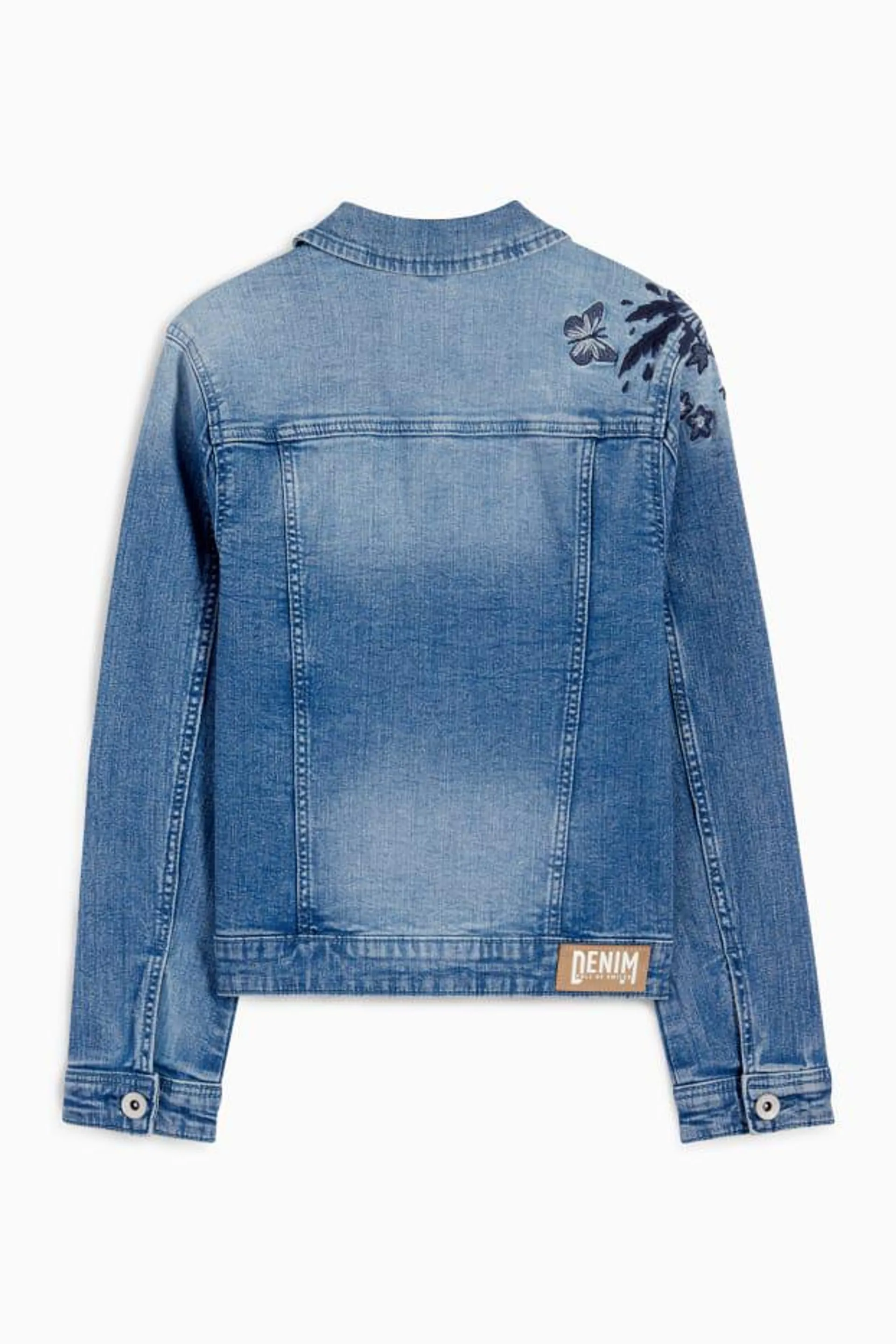 Butterfly - denim jacket with rhinestones