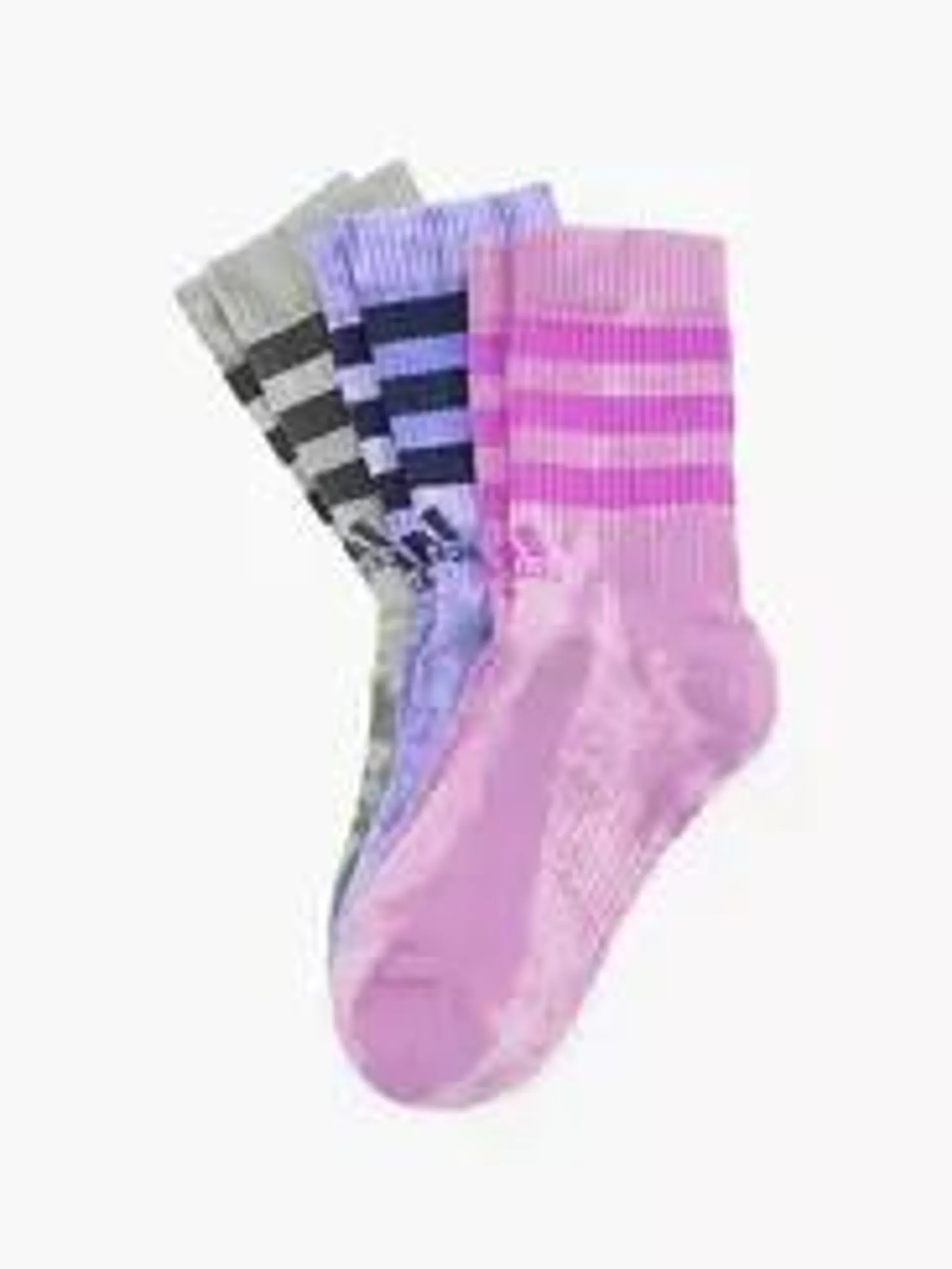 3 Streifen Tie-Dye 3er Pack Crew Socken