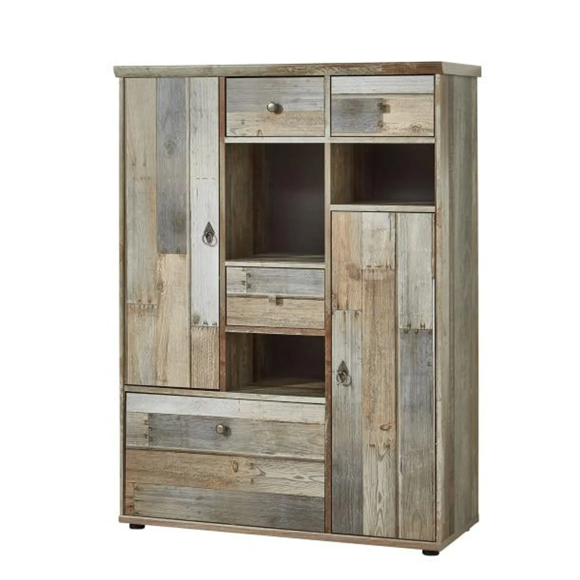 Highboard Bonanza Driftwood Nachbildung ca. 99 x 133 x 39 cm