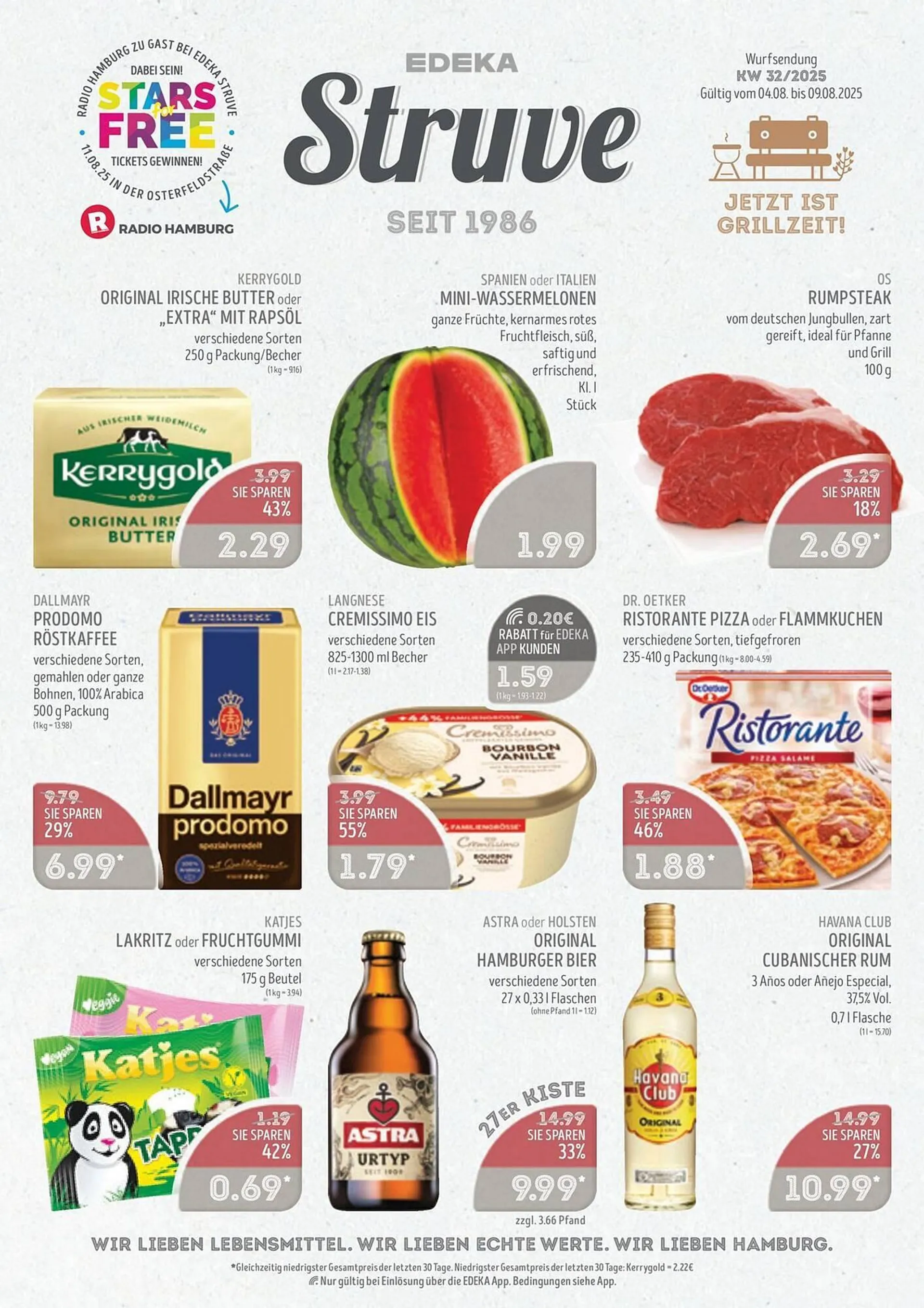 Edeka Struve Prospekt von 4. August bis 9. August 2025 - Prospekt seite 1