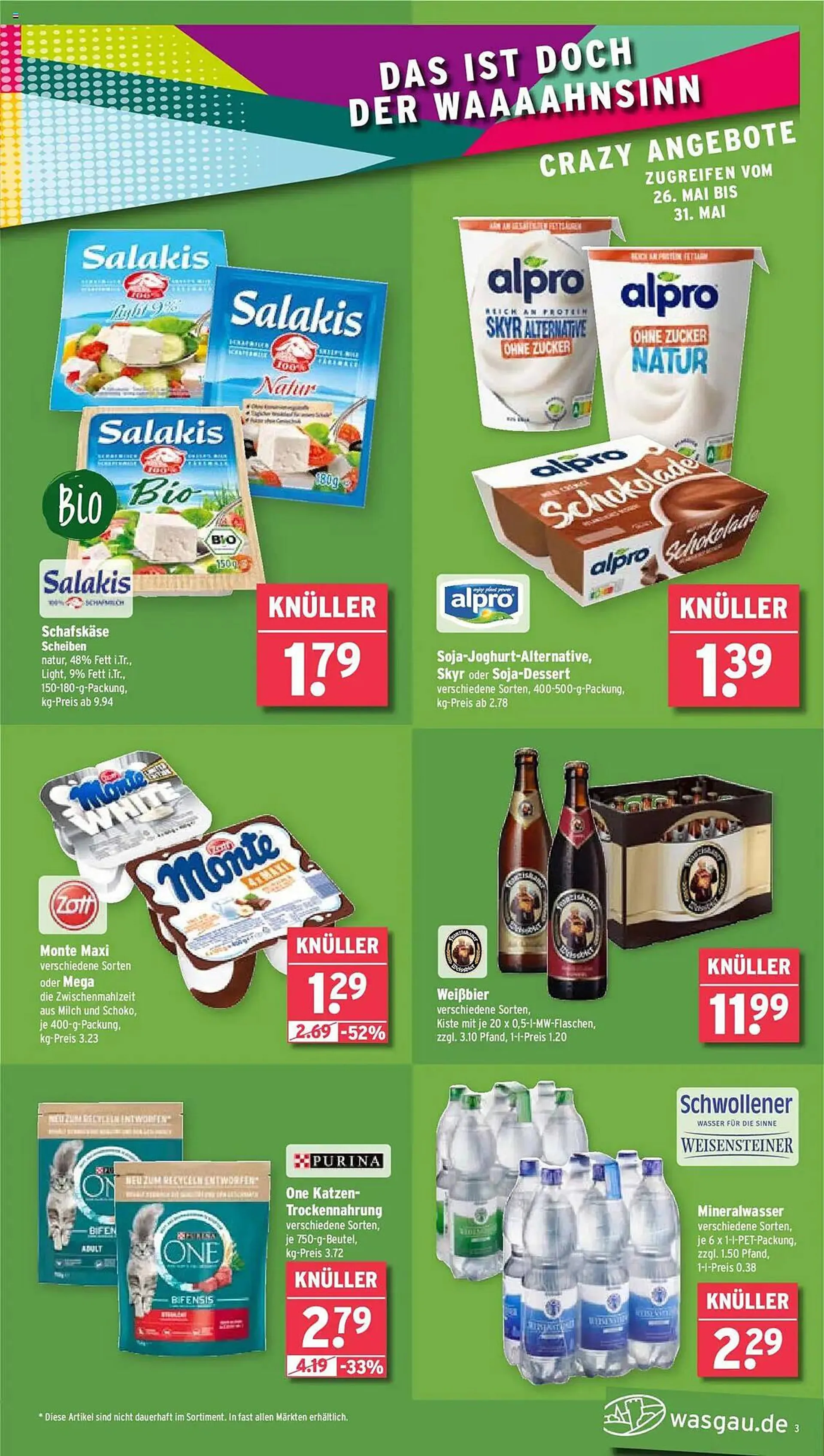 Wasgau Prospekt von 26. Mai bis 31. Mai 2025 - Prospekt seite 3