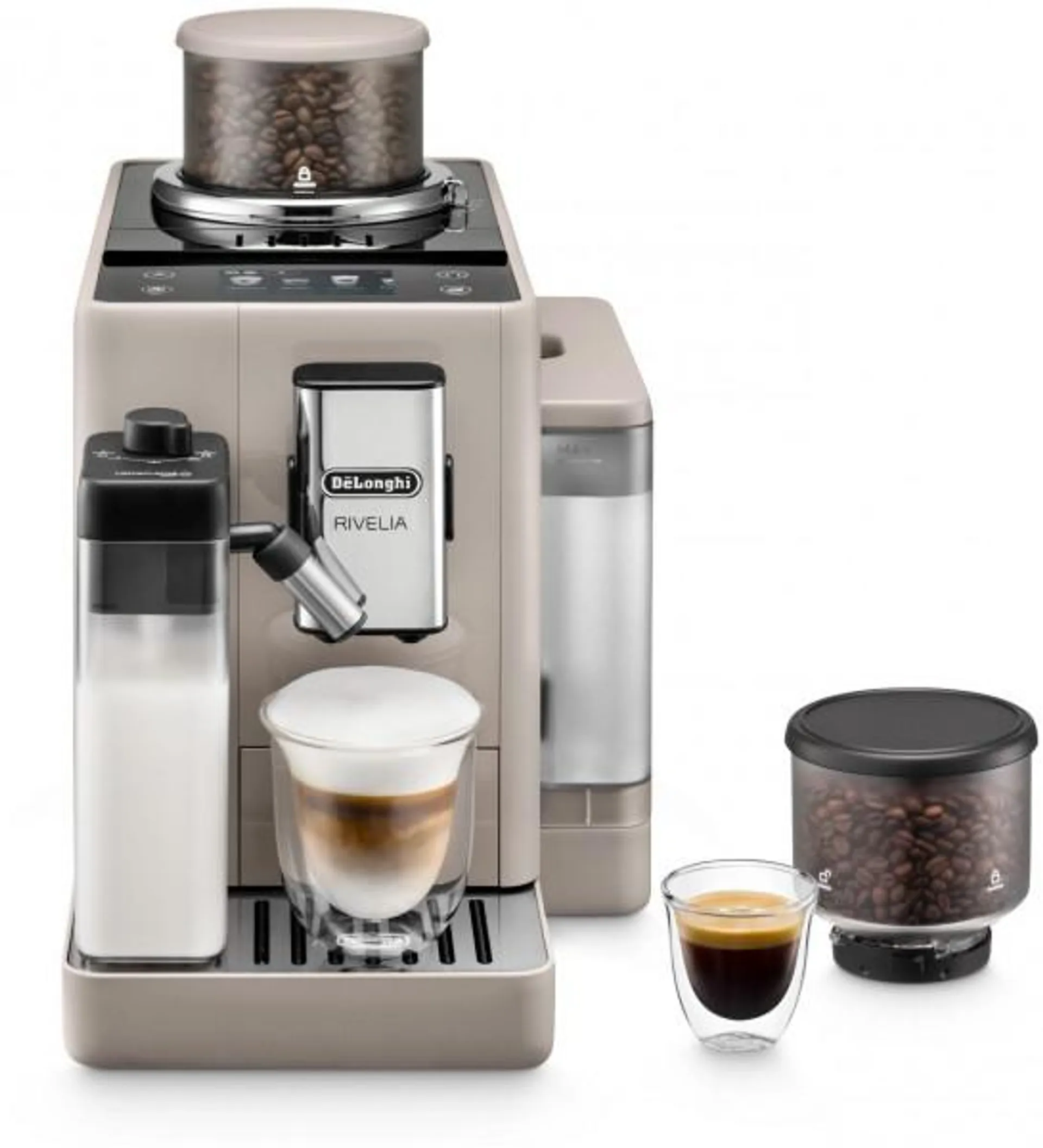 DeLonghi EXAM440.55.BG Rivelia Milk Kaffee-Vollautomat sand beige