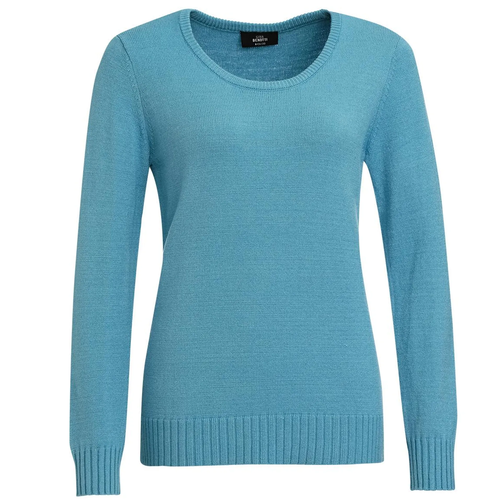 Damen Feinstrickpullover unifarben