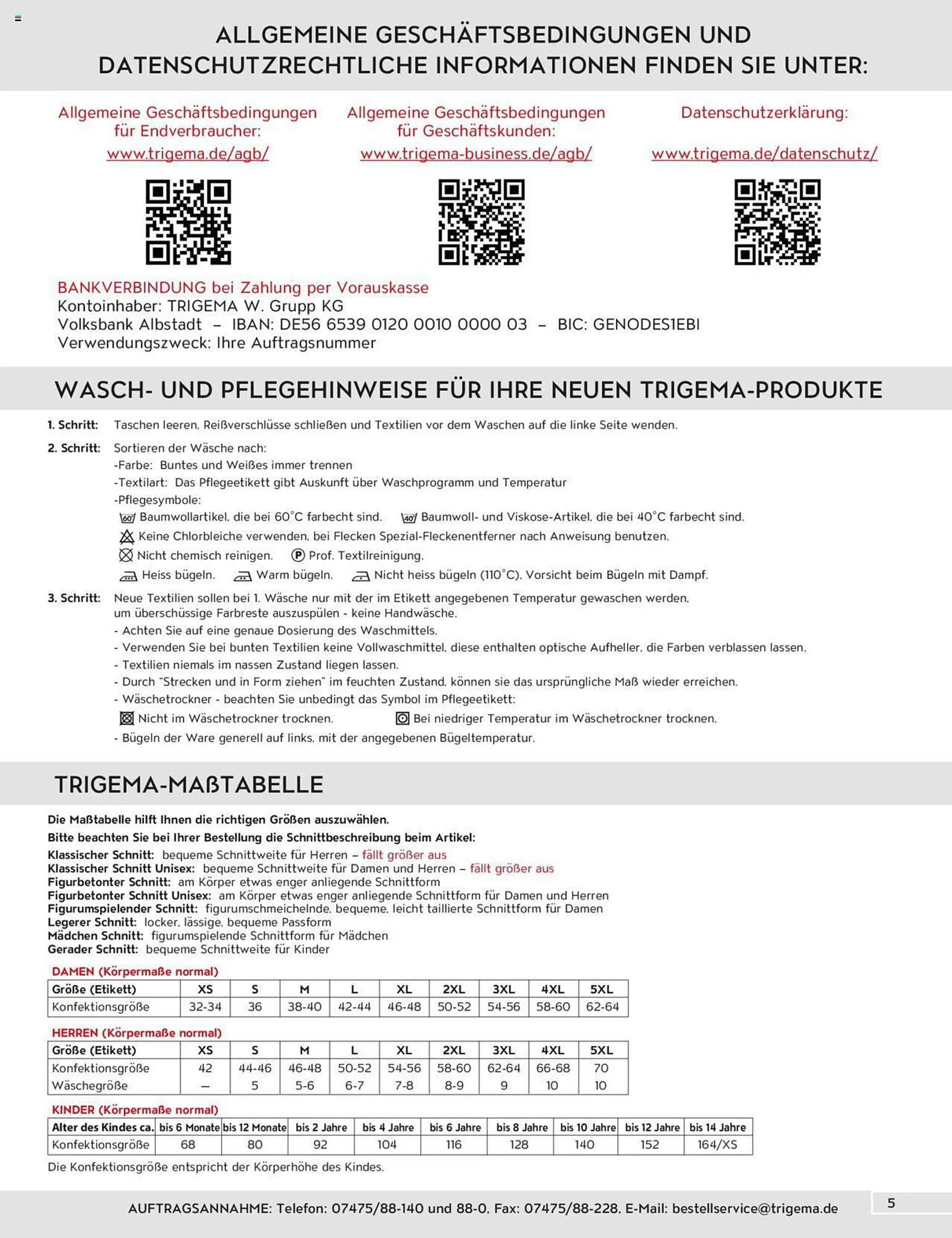 Trigema Prospekt von 1. März bis 31. August 2024 - Prospekt seite 6